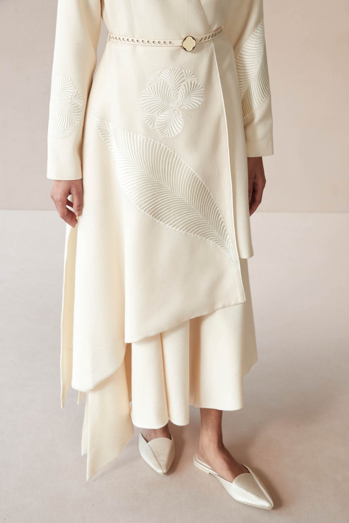 Ivory Marwa Jacket Set