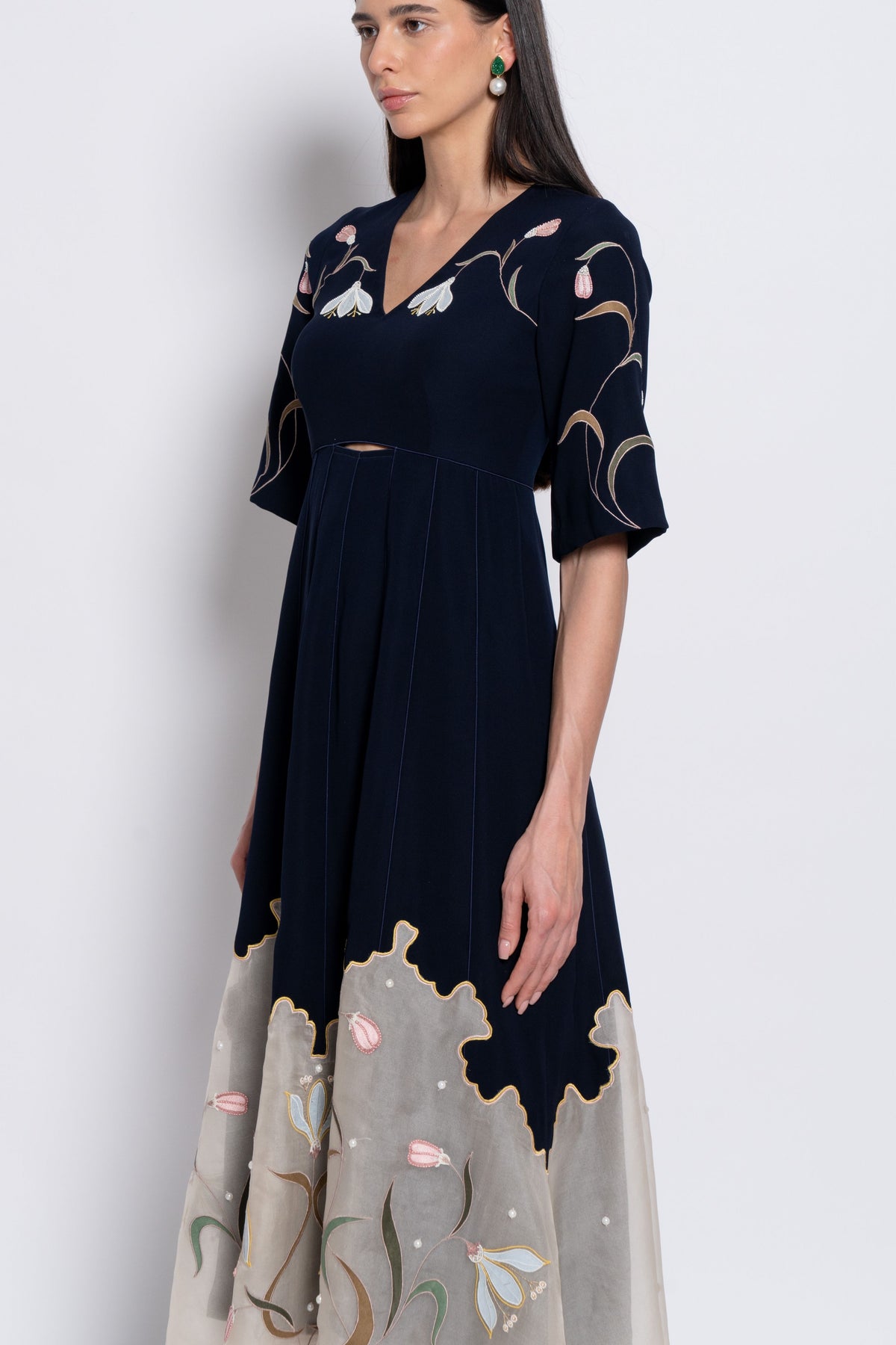 Madhya Navy Dress