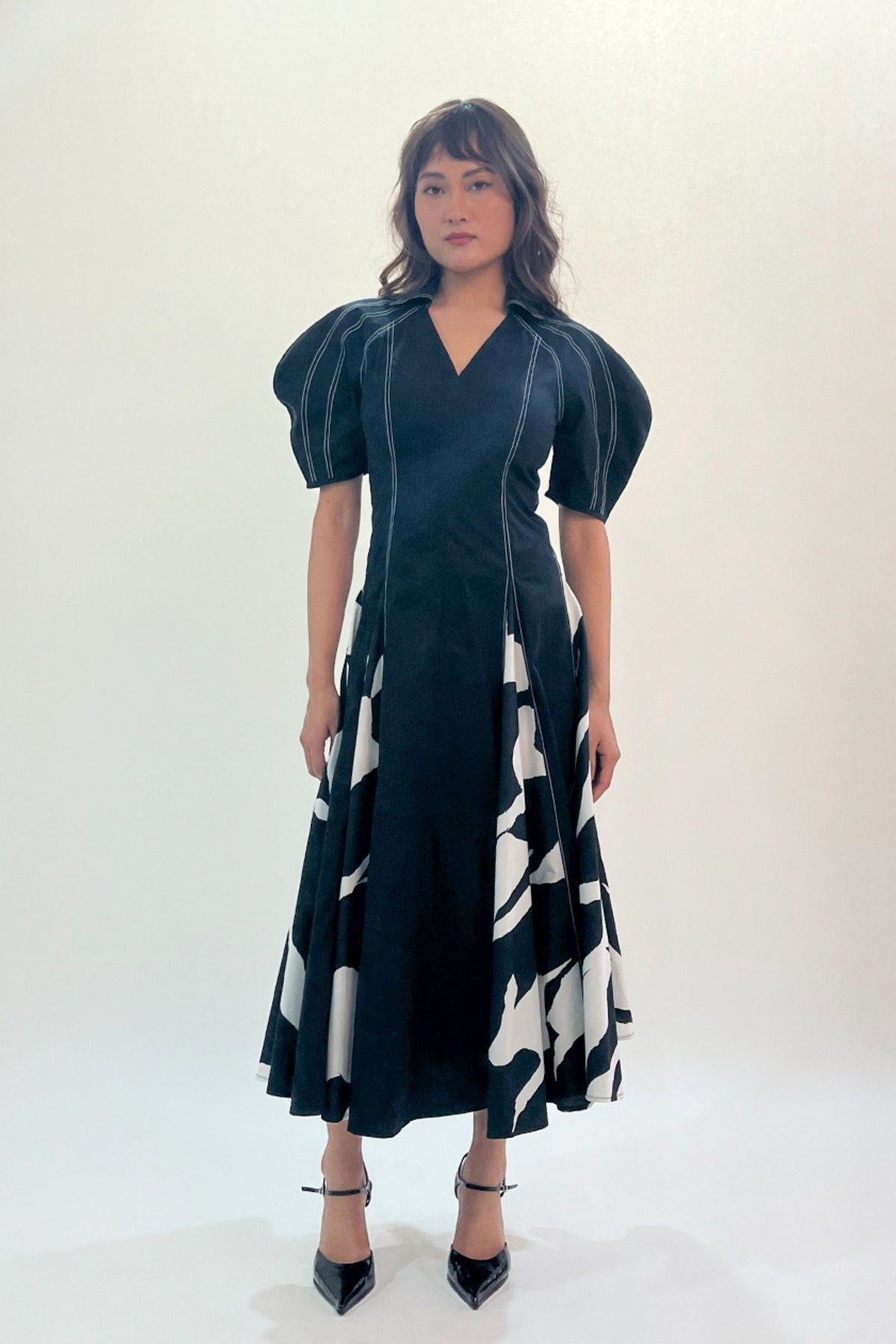 Stream Godet Dress
