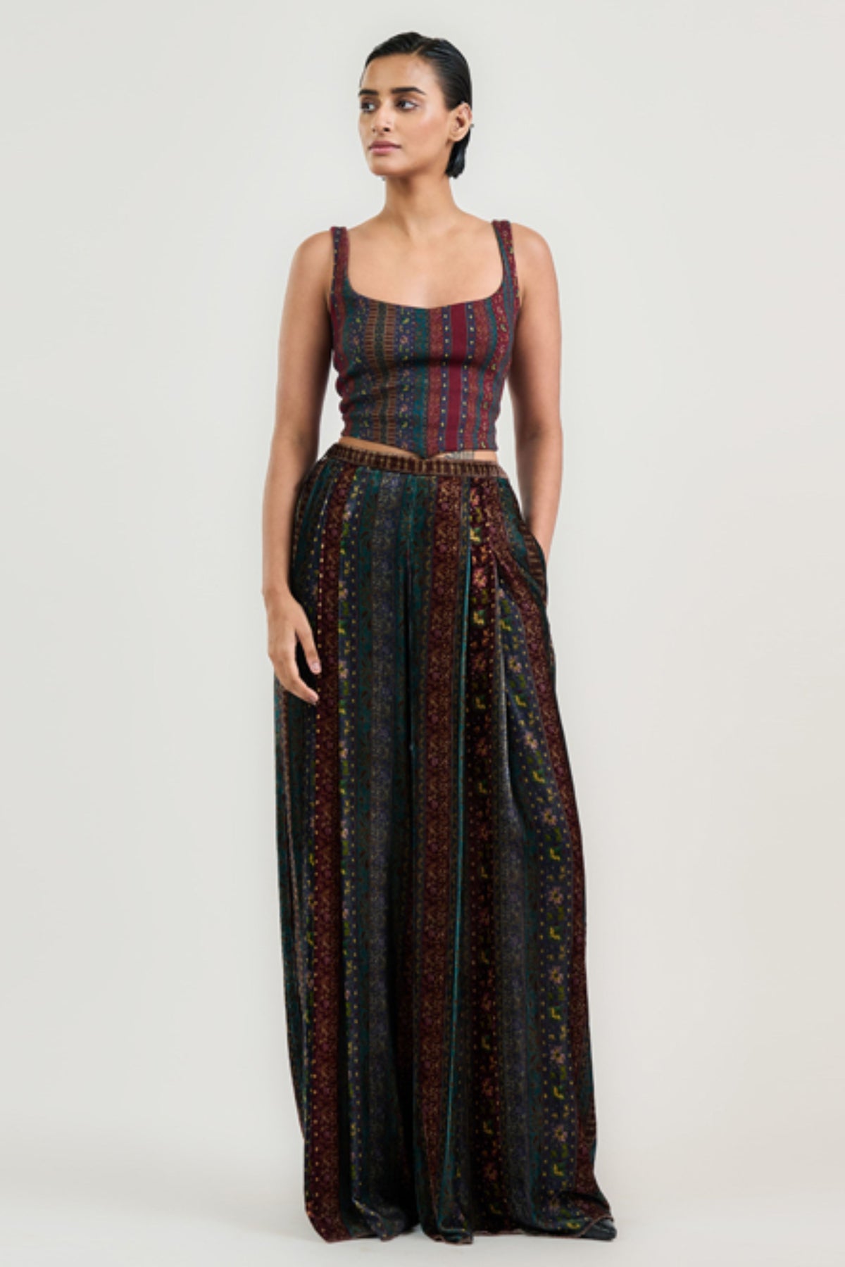 The Jamawar Stripe Top