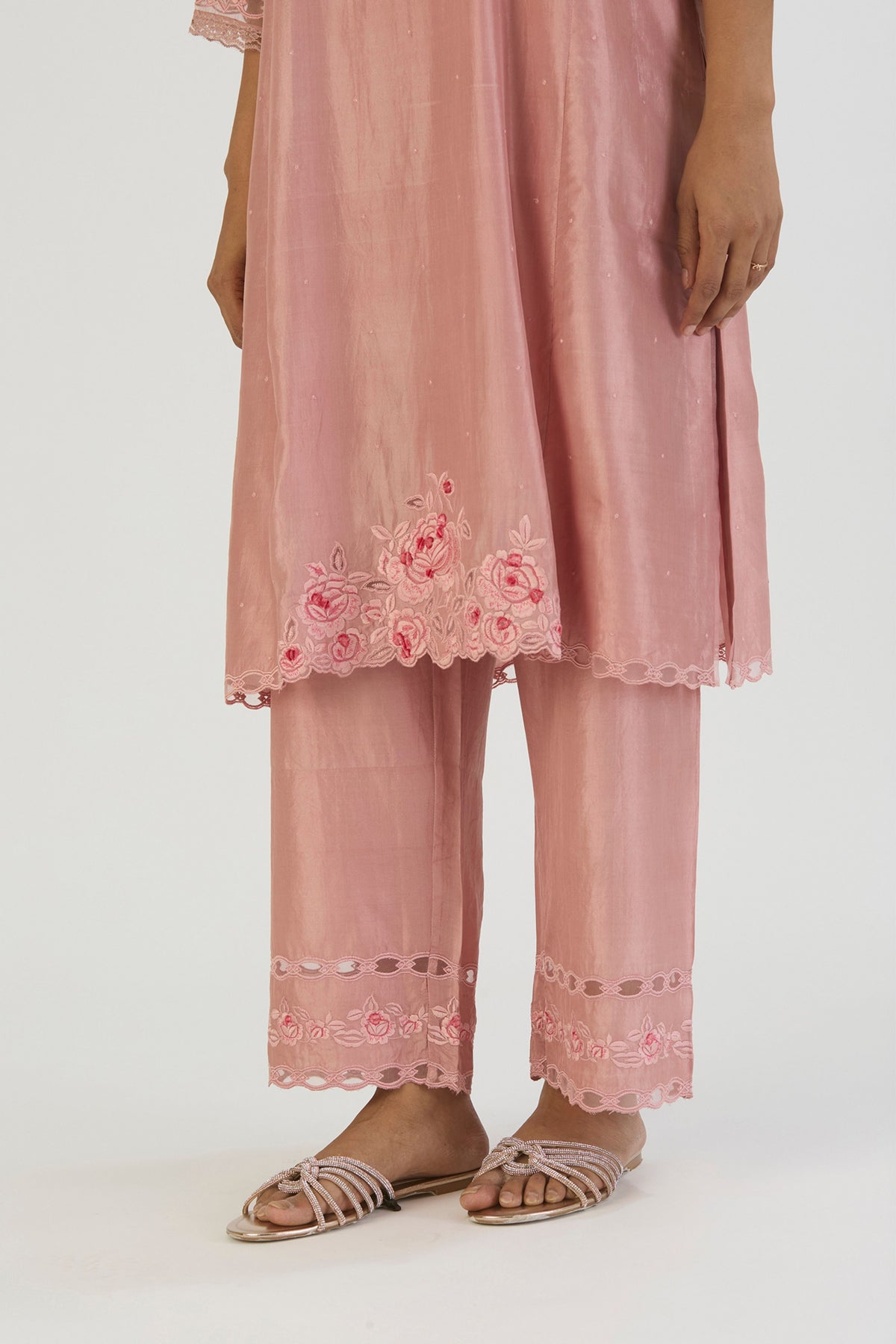 Pink Ikaya Kurta and Pant