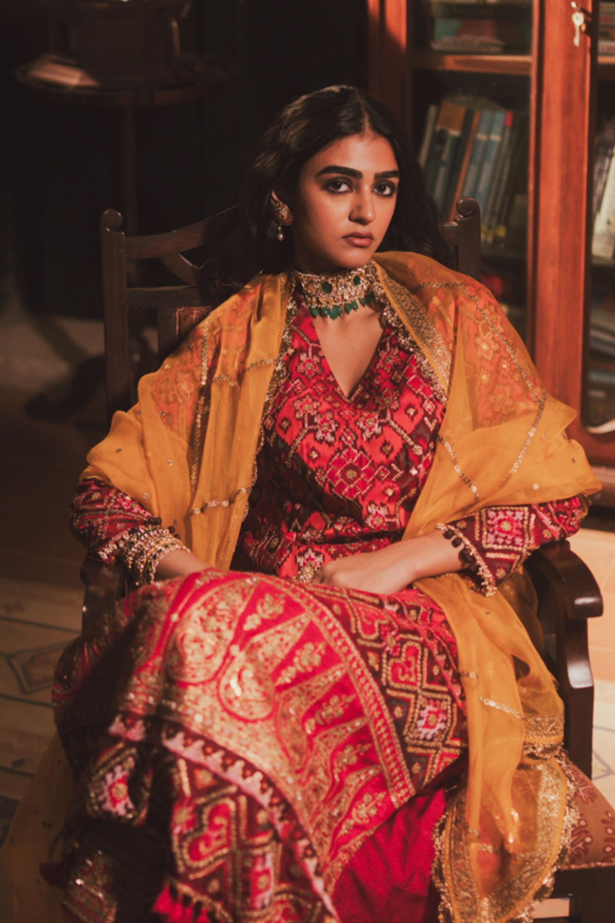 Nupur Rust Kurta Set