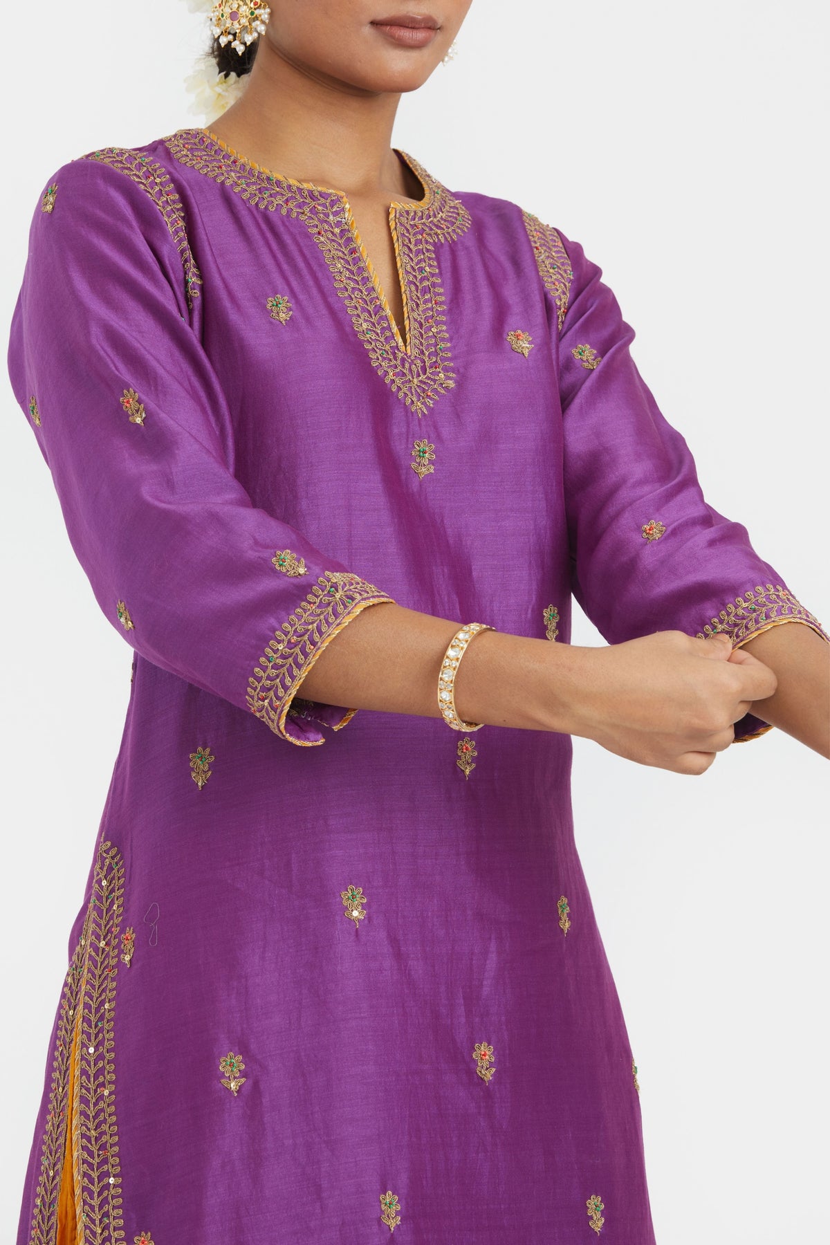Chanderi Silk Lehenga Set