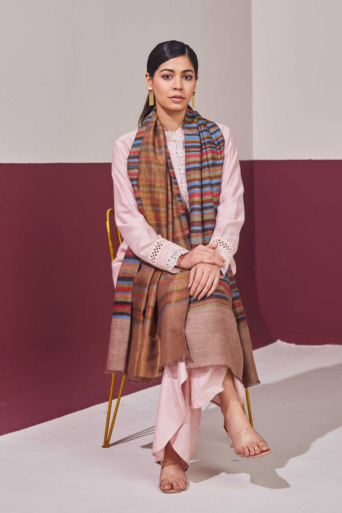 Ekkat Reversible Multicolour Stole