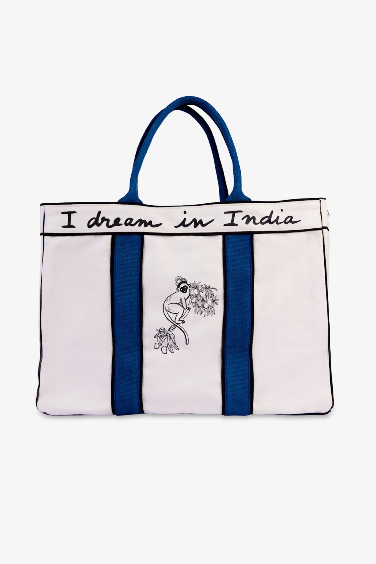 The India Tote in Jodhpur Blue Bag