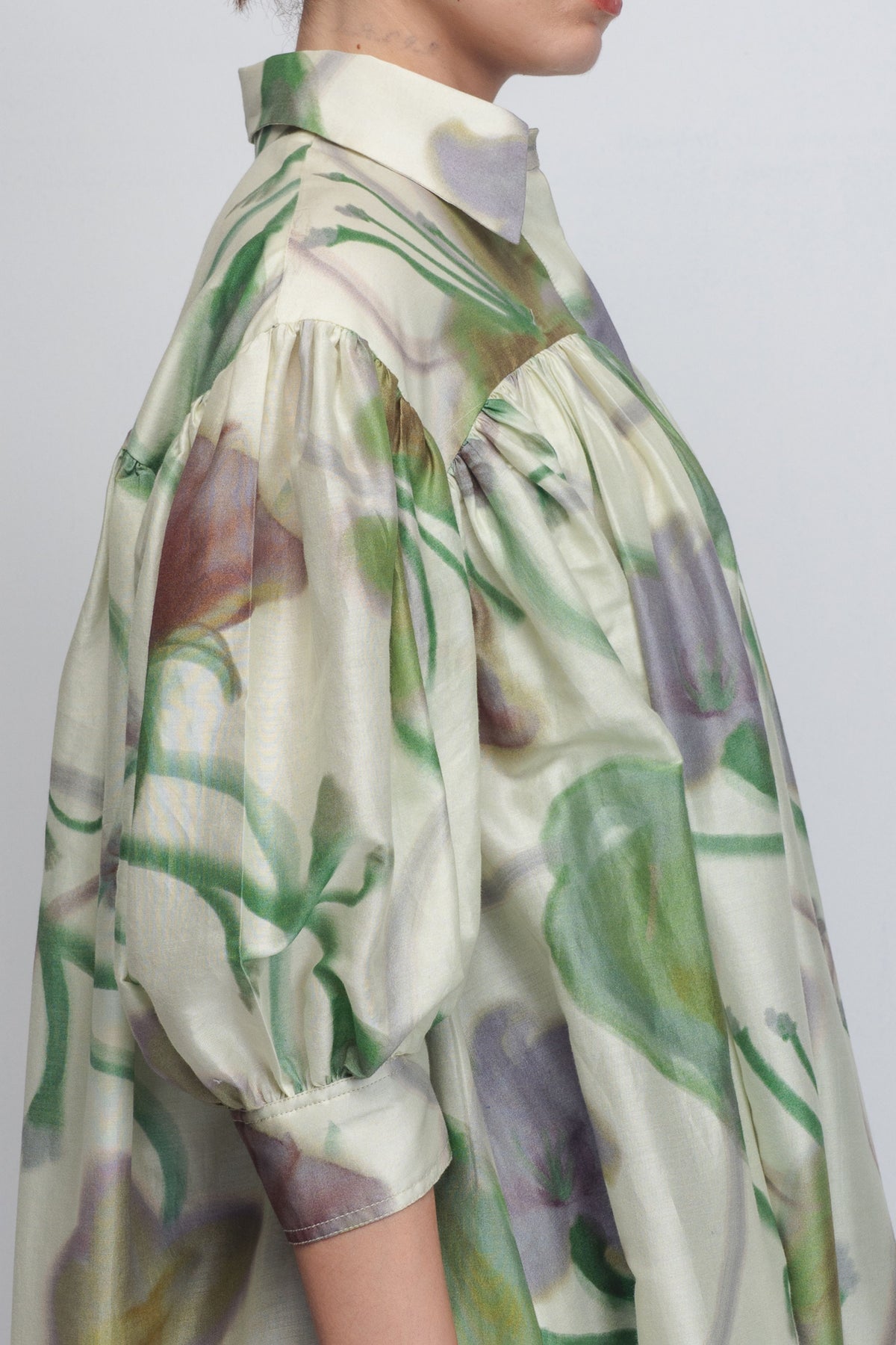 Paron Print Drop Shirt Dress