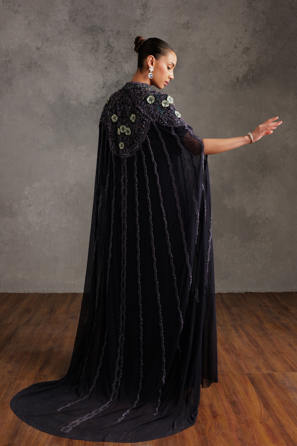 Maysa Dress In Navy Blue