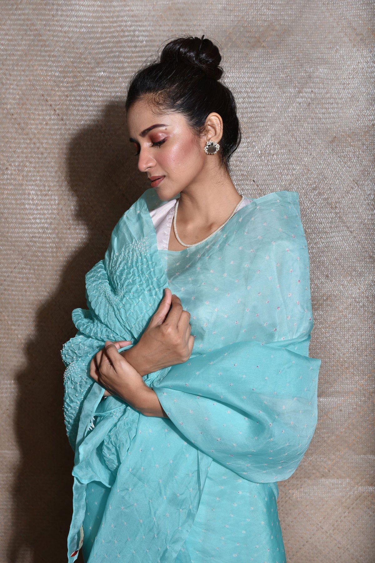 Sky Blue Chaand Saree