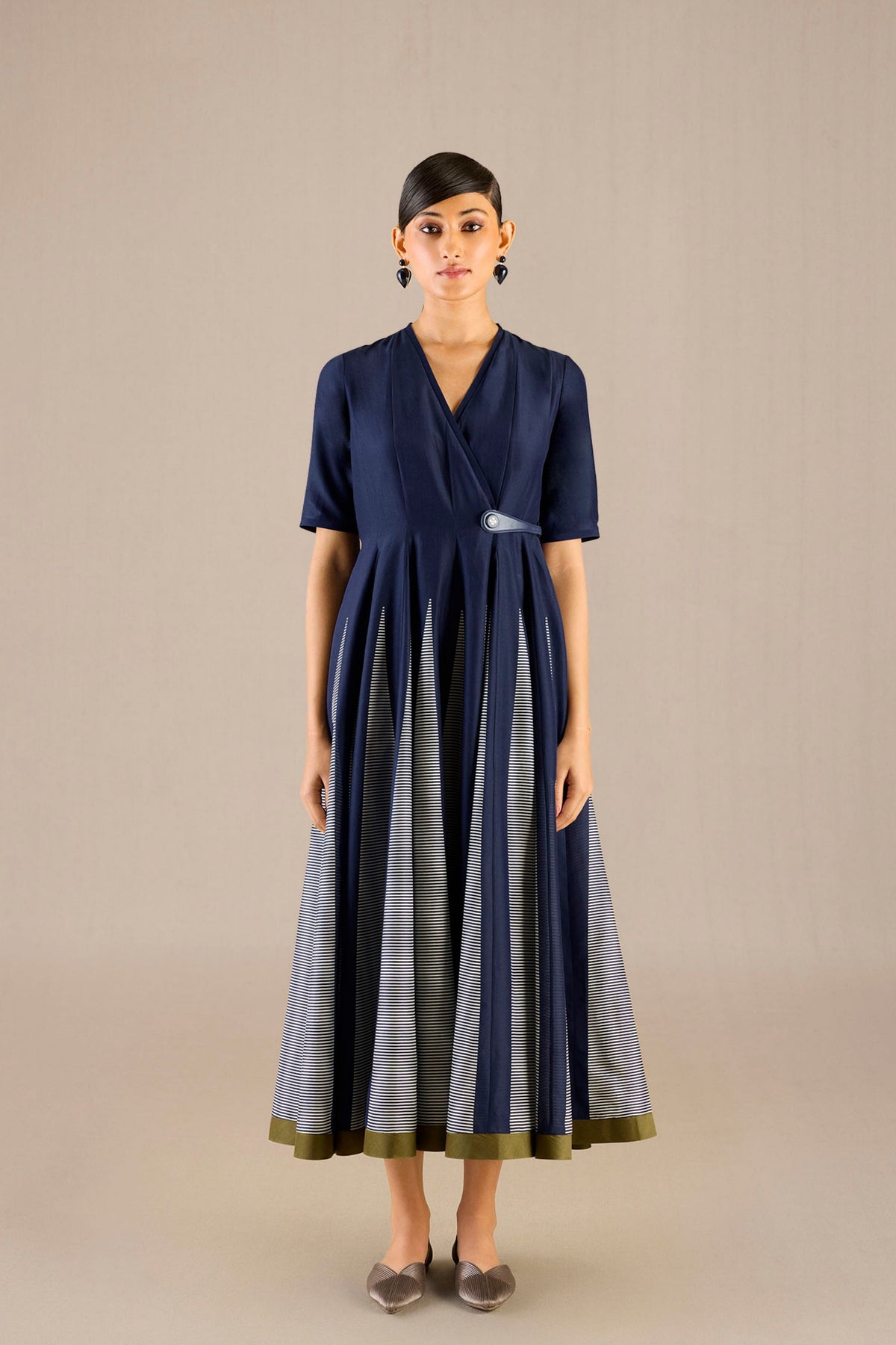 Asma Navy Dress
