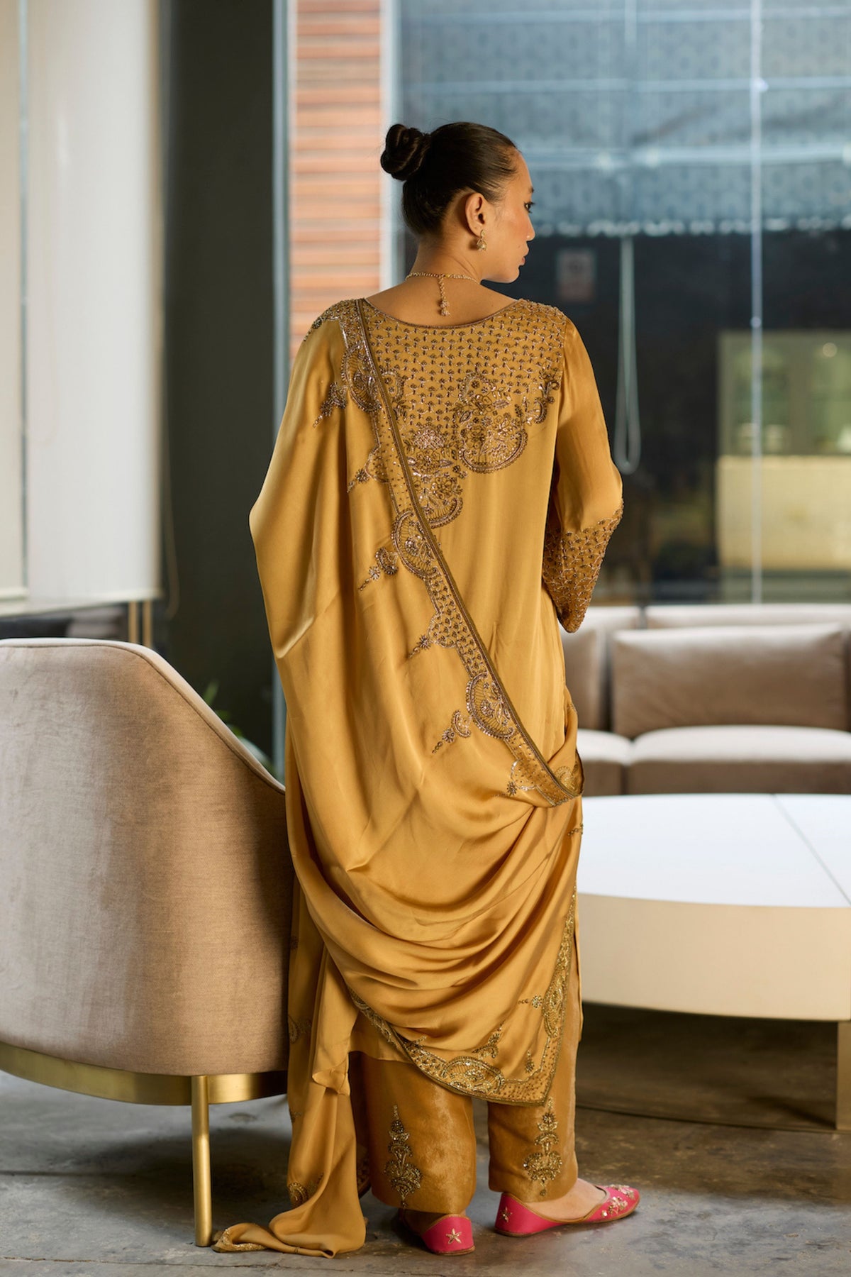 Mustard Prana Kurta Set