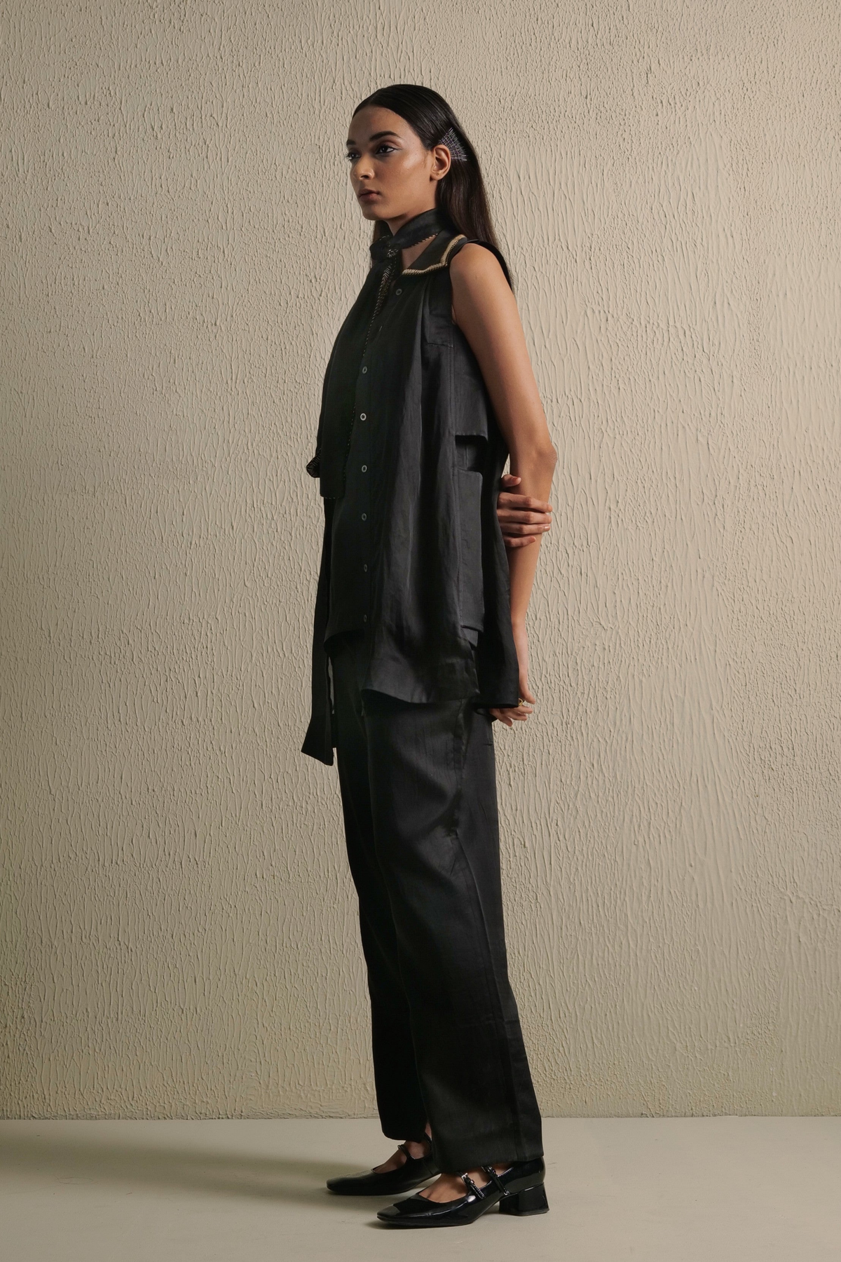 Black Side Fun Dress