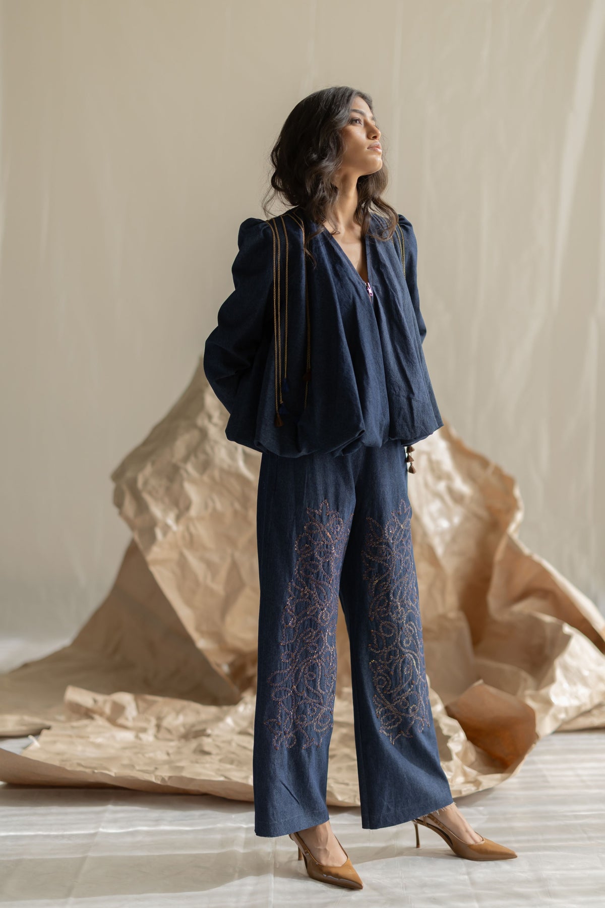 Dark Blue Balloon Top