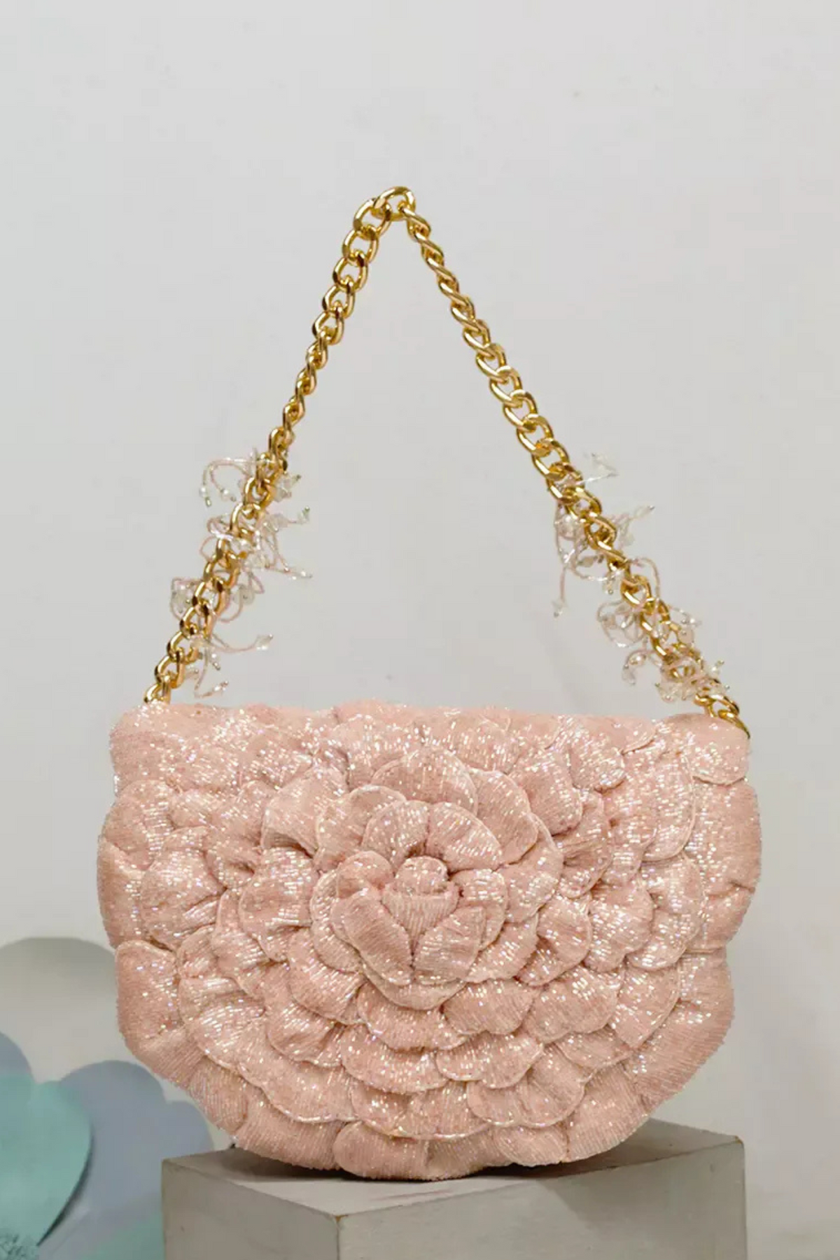 Coco Beaded Sling – Blush