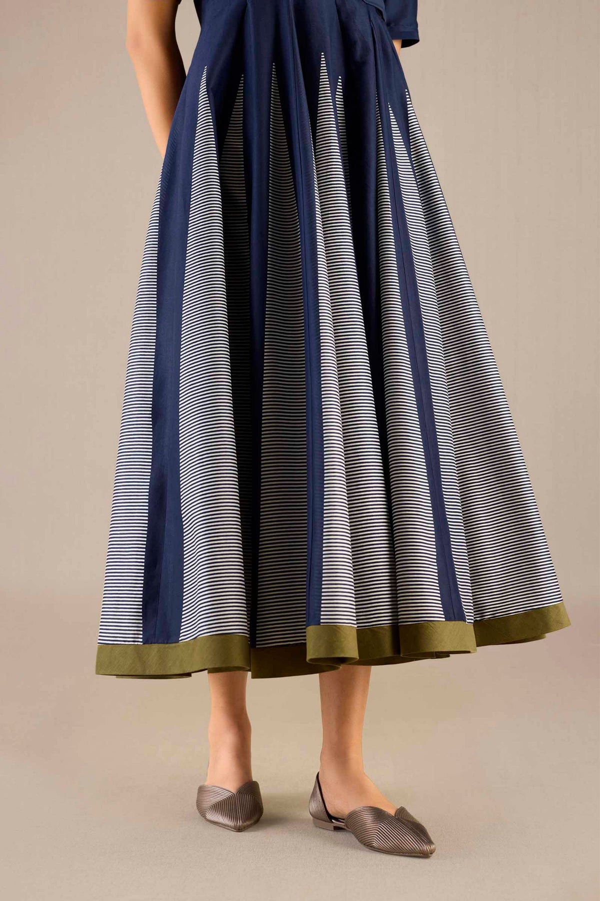 Asma Navy Dress