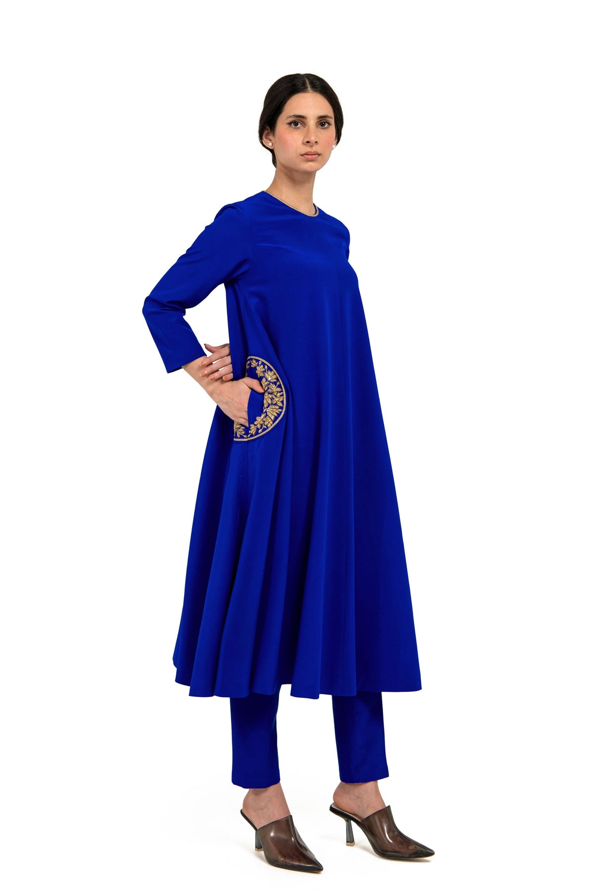 Hana &amp; Suzume Blue Kurta Set
