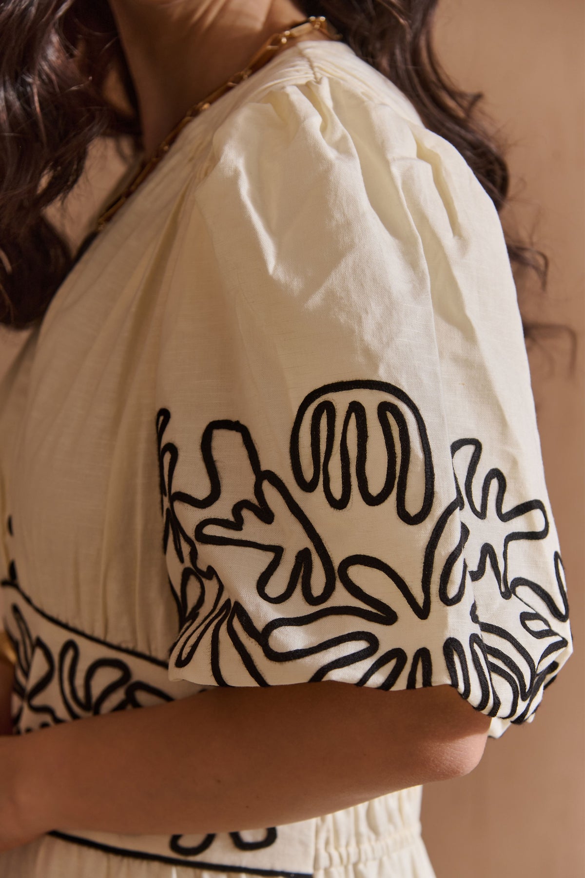 Delphine Ecru Dress