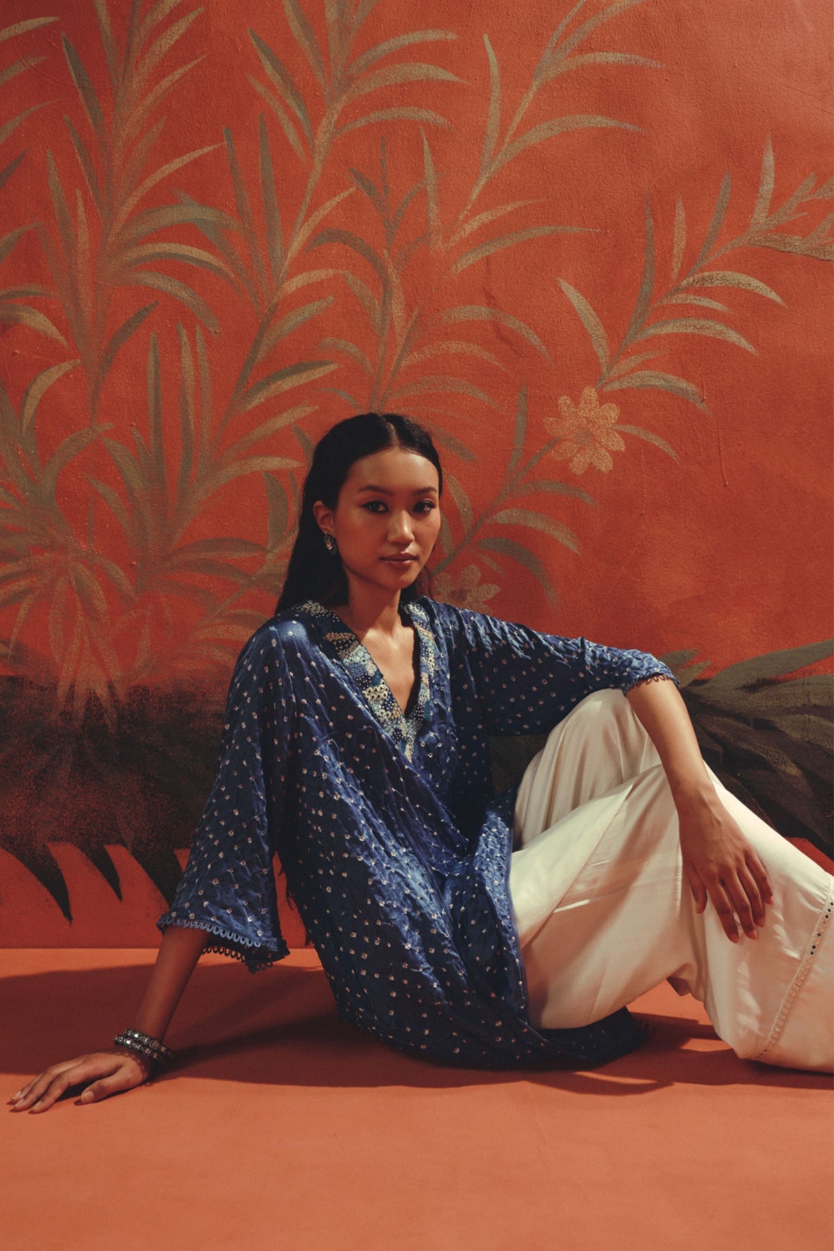 Long V Neck Tunic