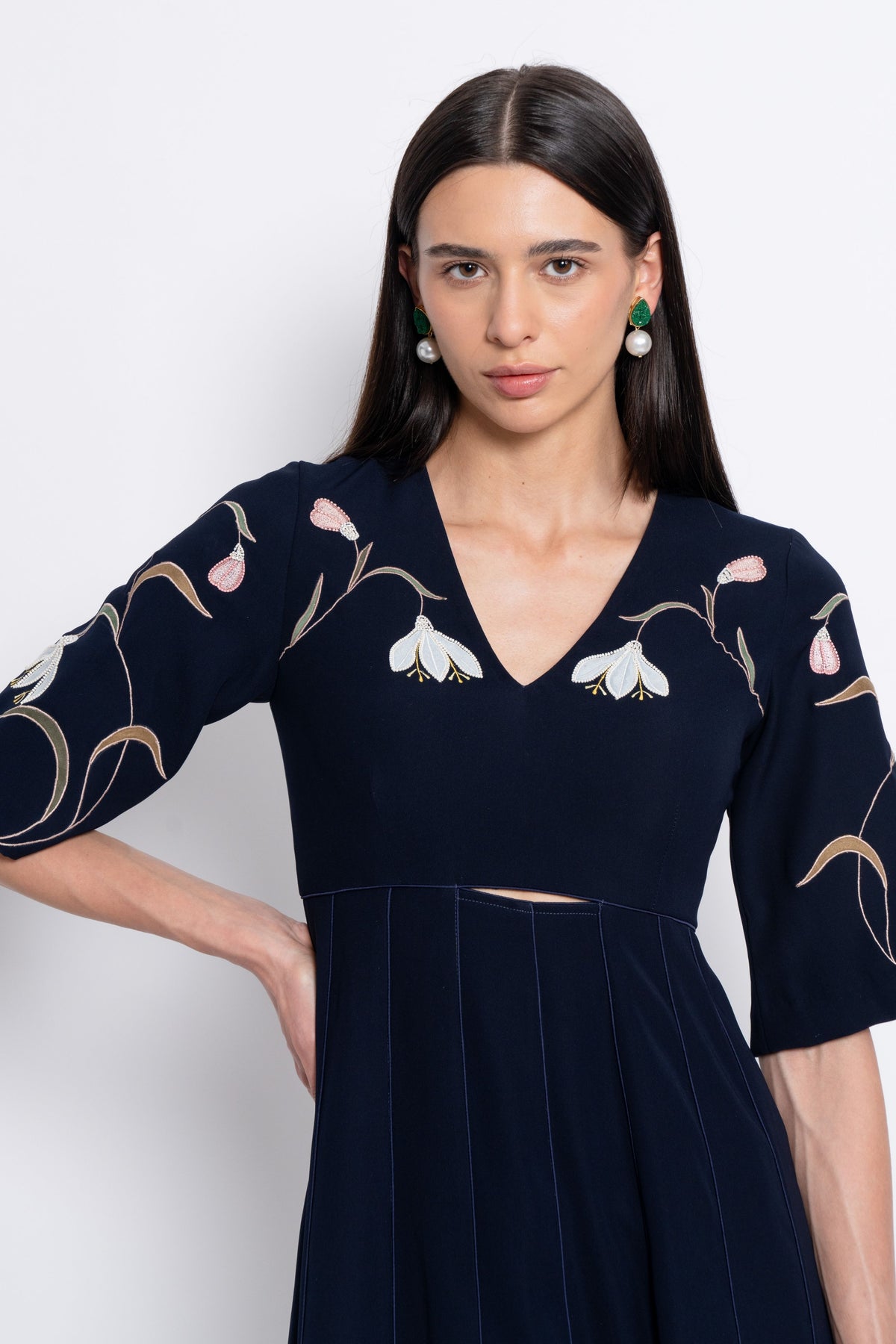Madhya Navy Dress