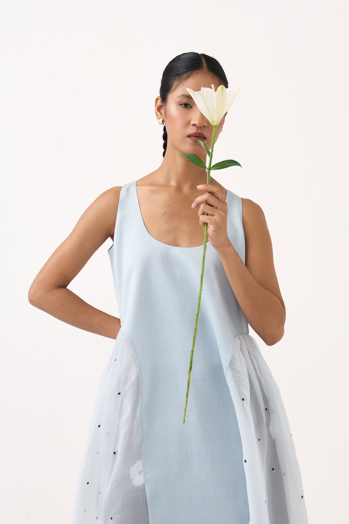 Side U-Gather Tunic Set