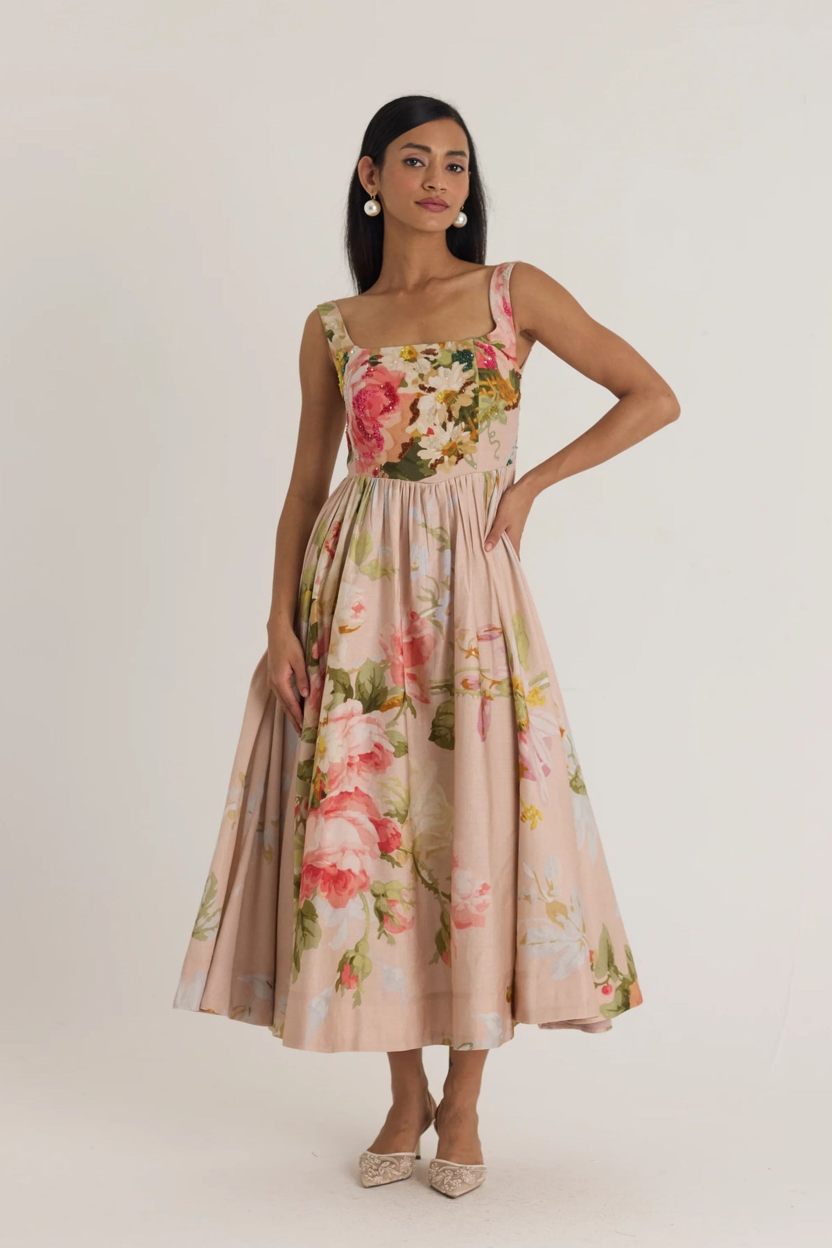 Hazel Embroidered Dress