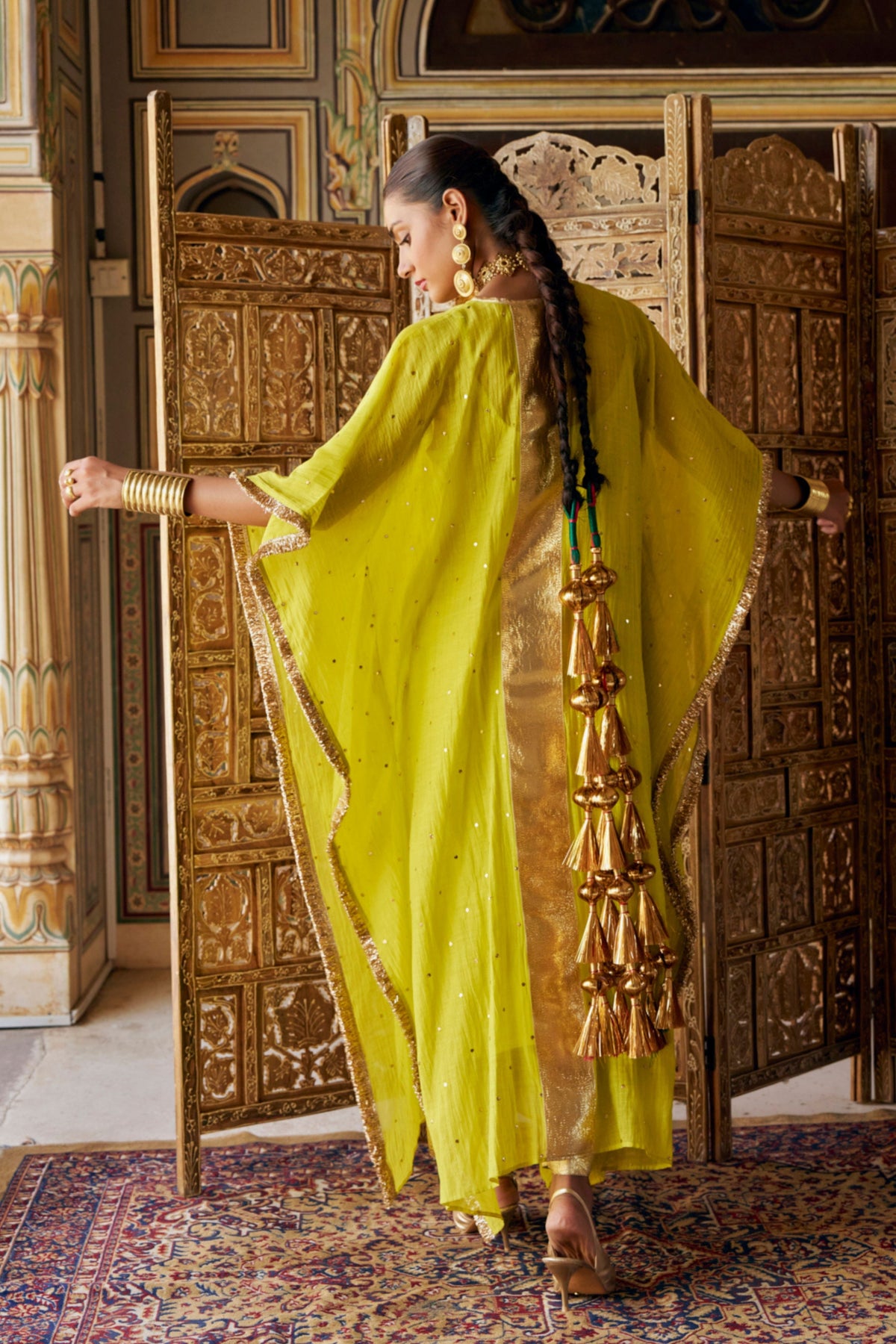 Citron Kaftan Set