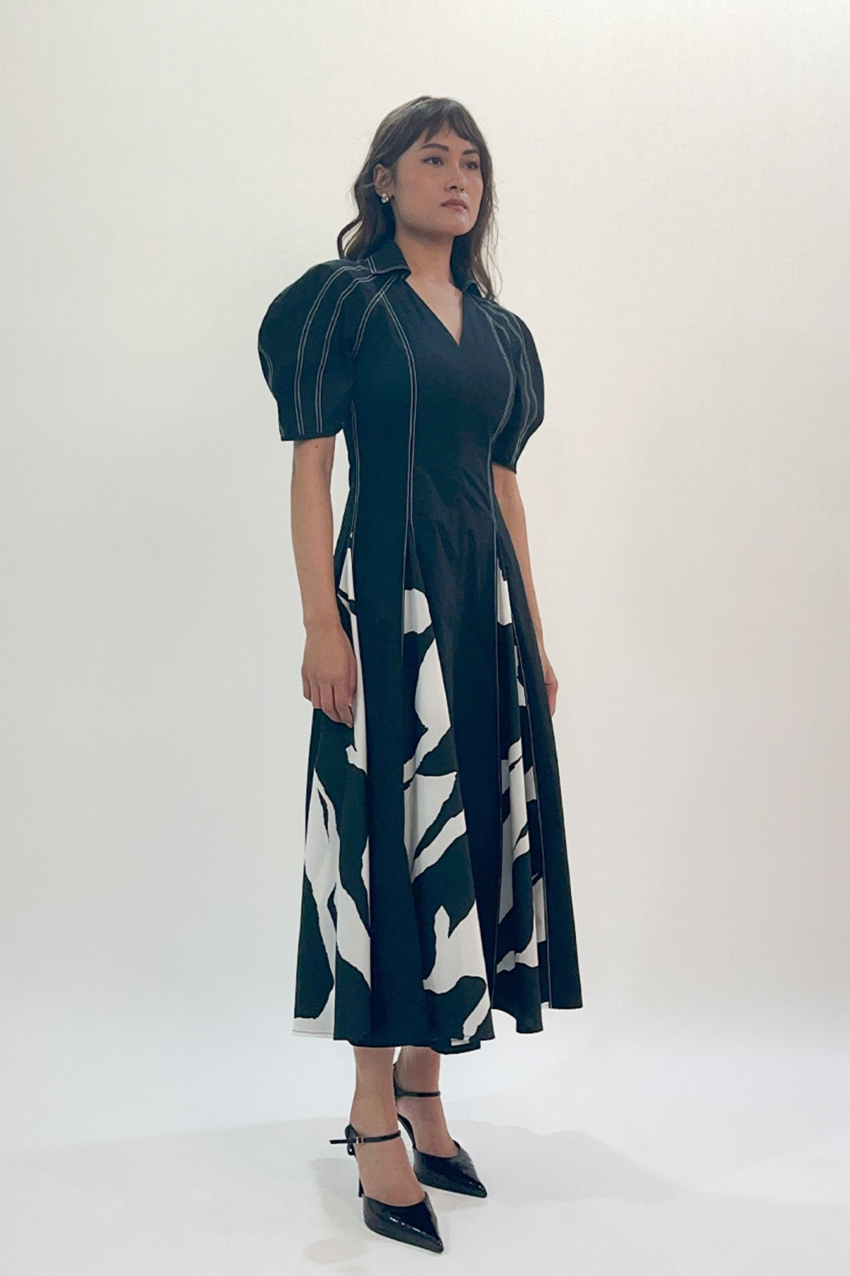 Stream Godet Dress
