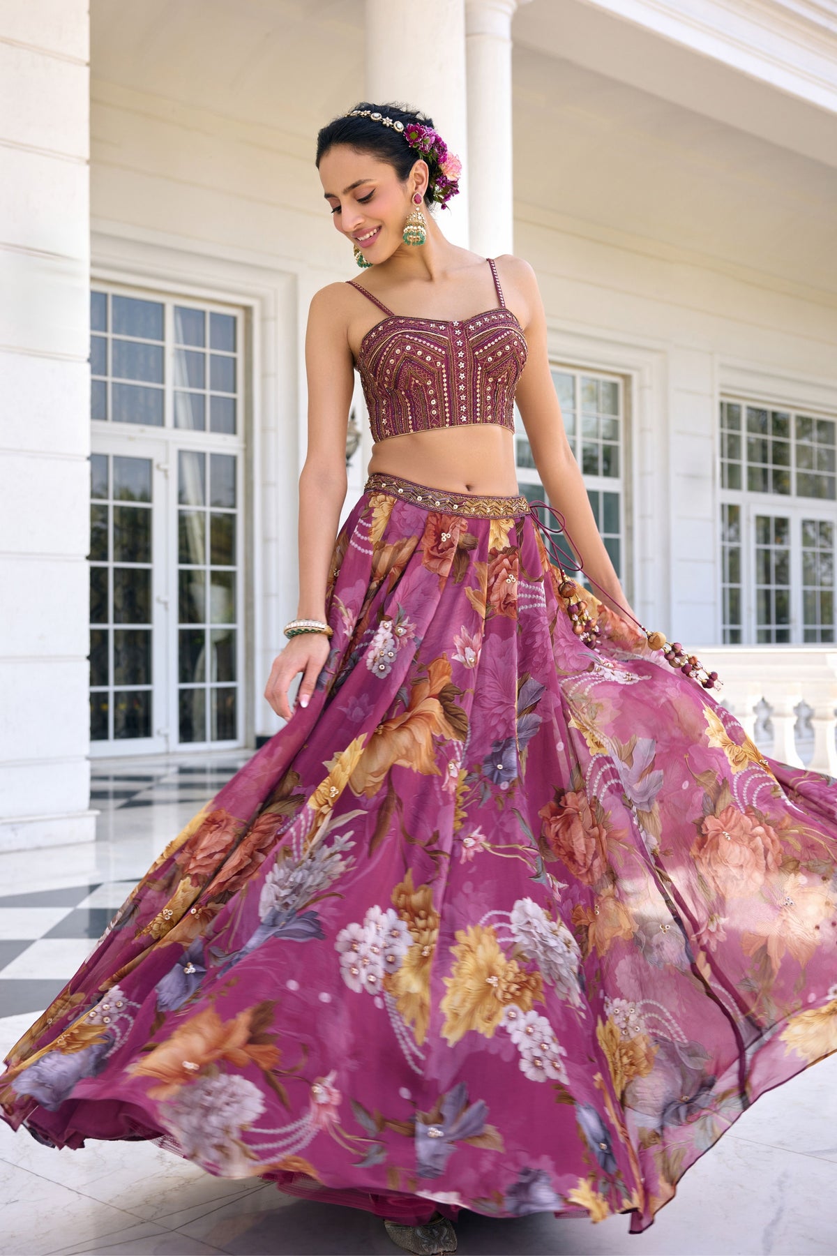 Cynthia Embroidered Lehenga Set