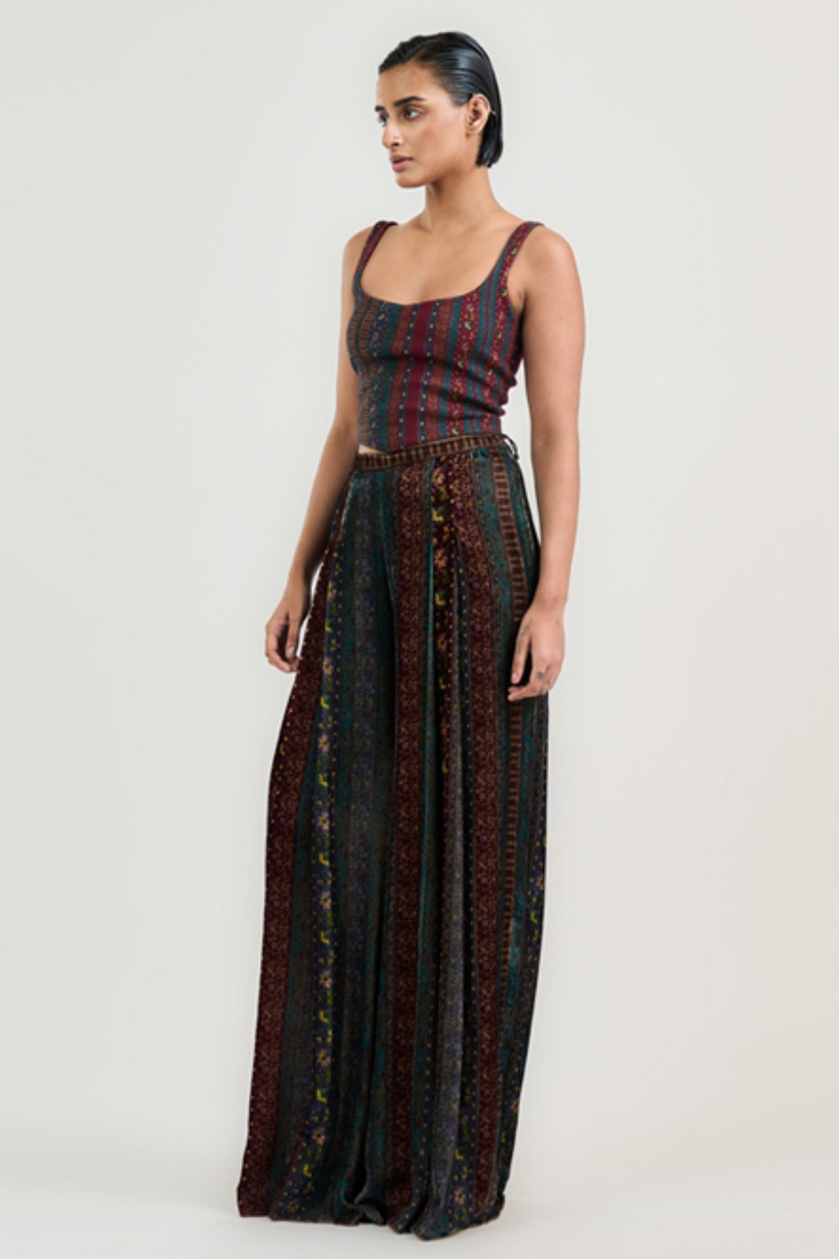 The Jamawar Stripe Top