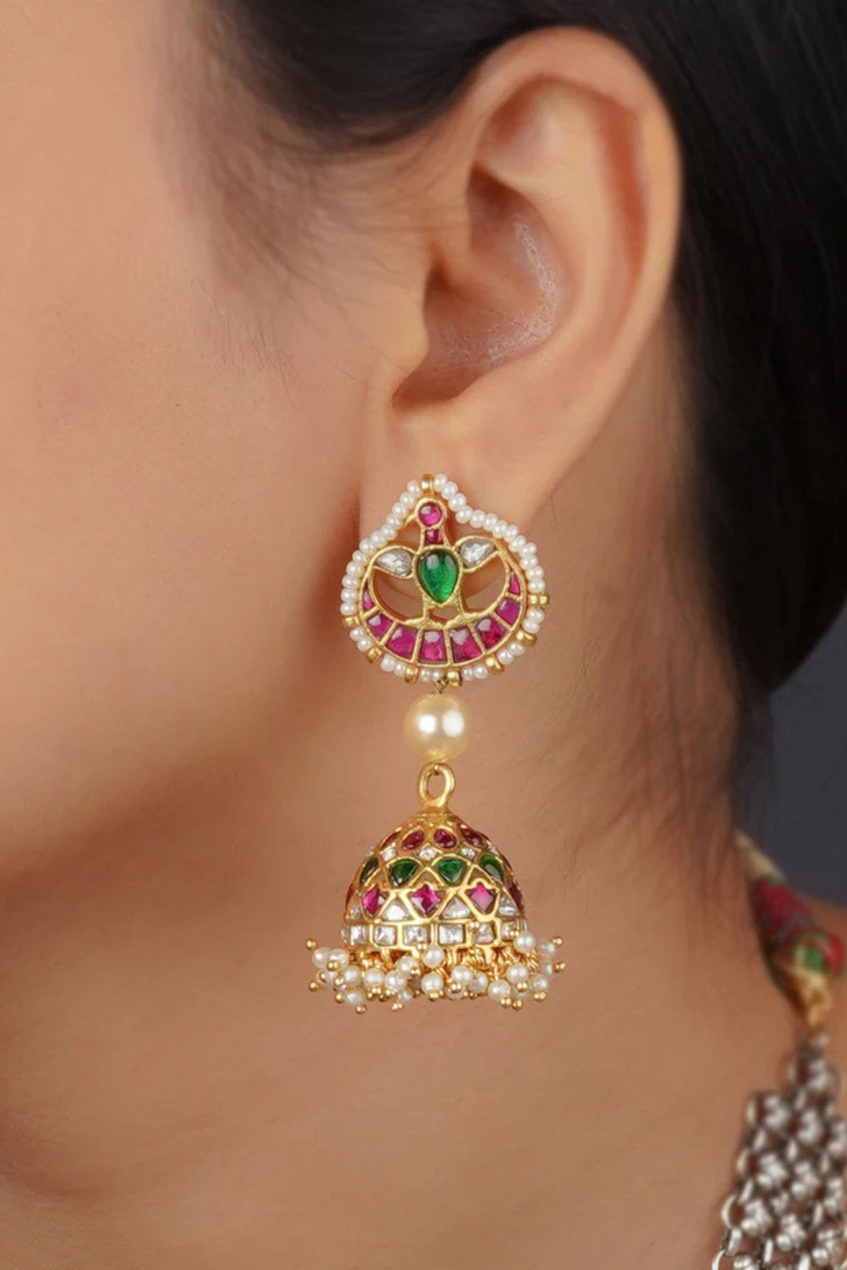 Multicolor Tribal Necklace Set