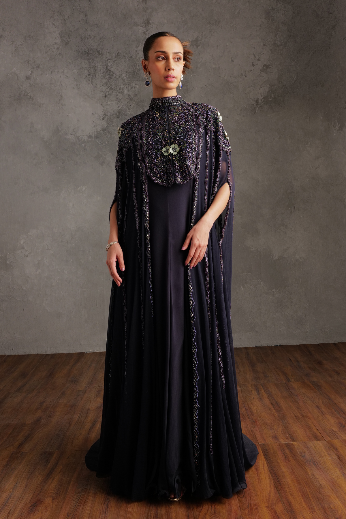 Maysa Dress In Navy Blue