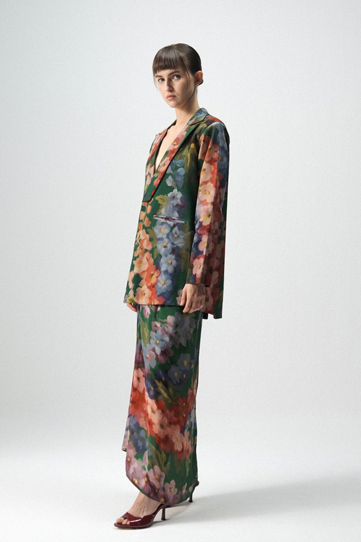 Thea Blazer & Skirt Set