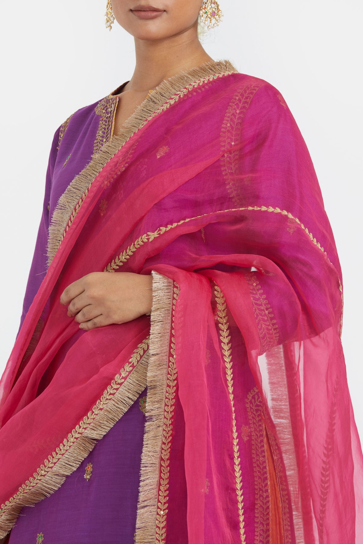 Chanderi Silk Lehenga Set