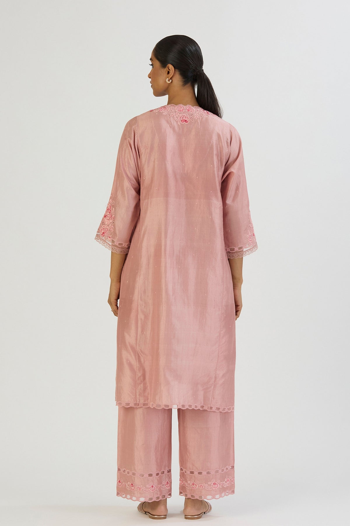 Pink Ikaya Kurta and Pant