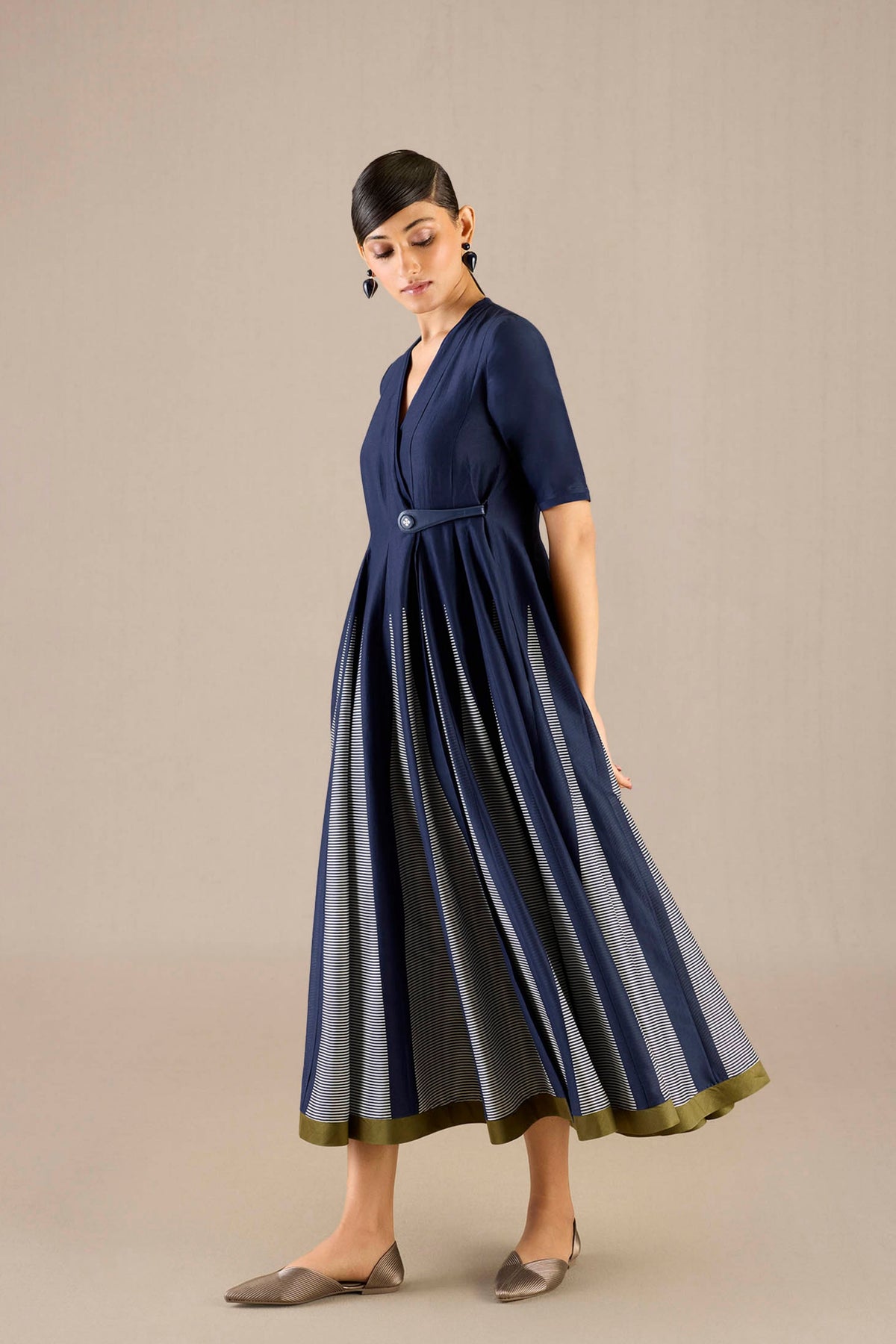 Asma Navy Dress