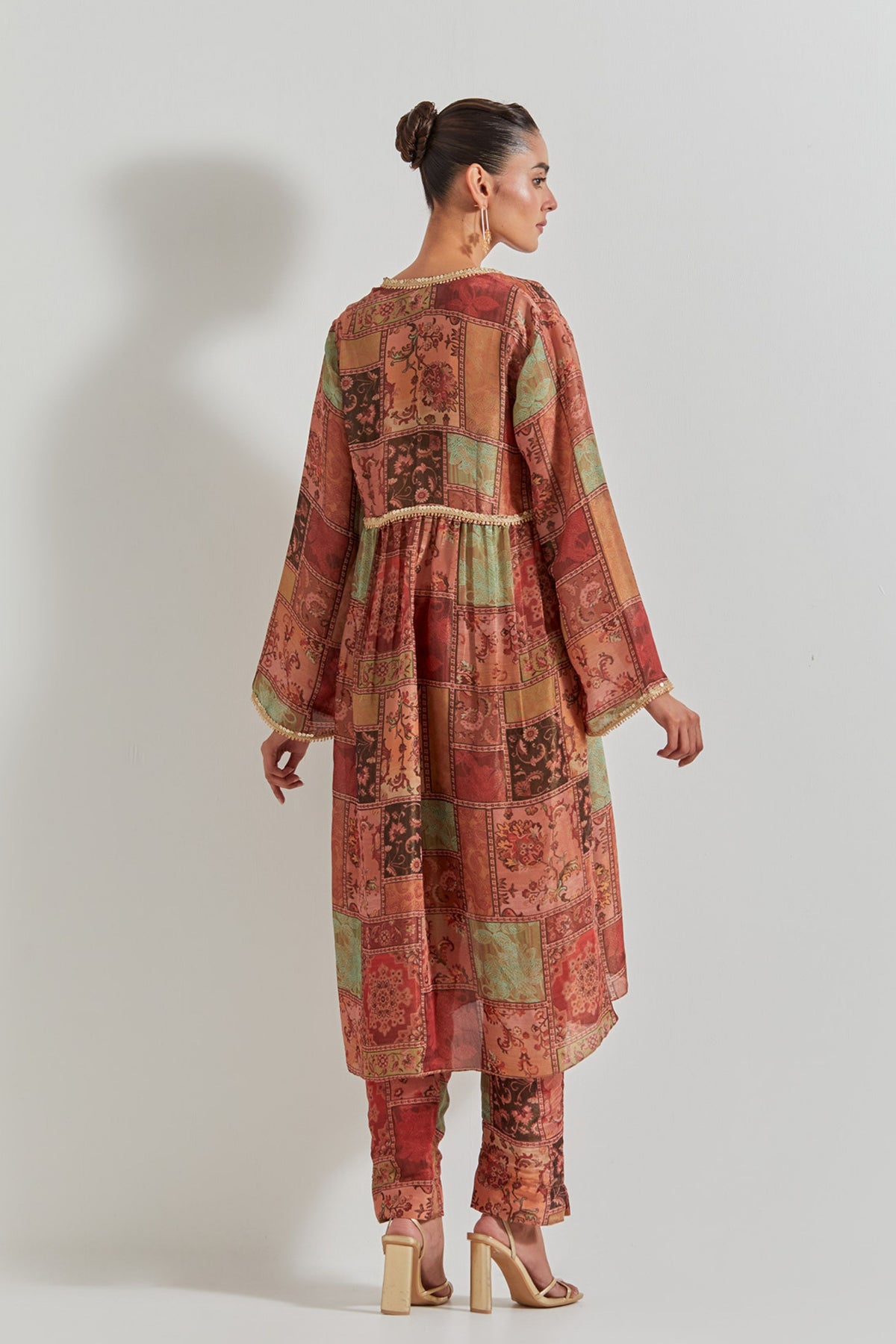 Tissue Chanderi Kurta Set