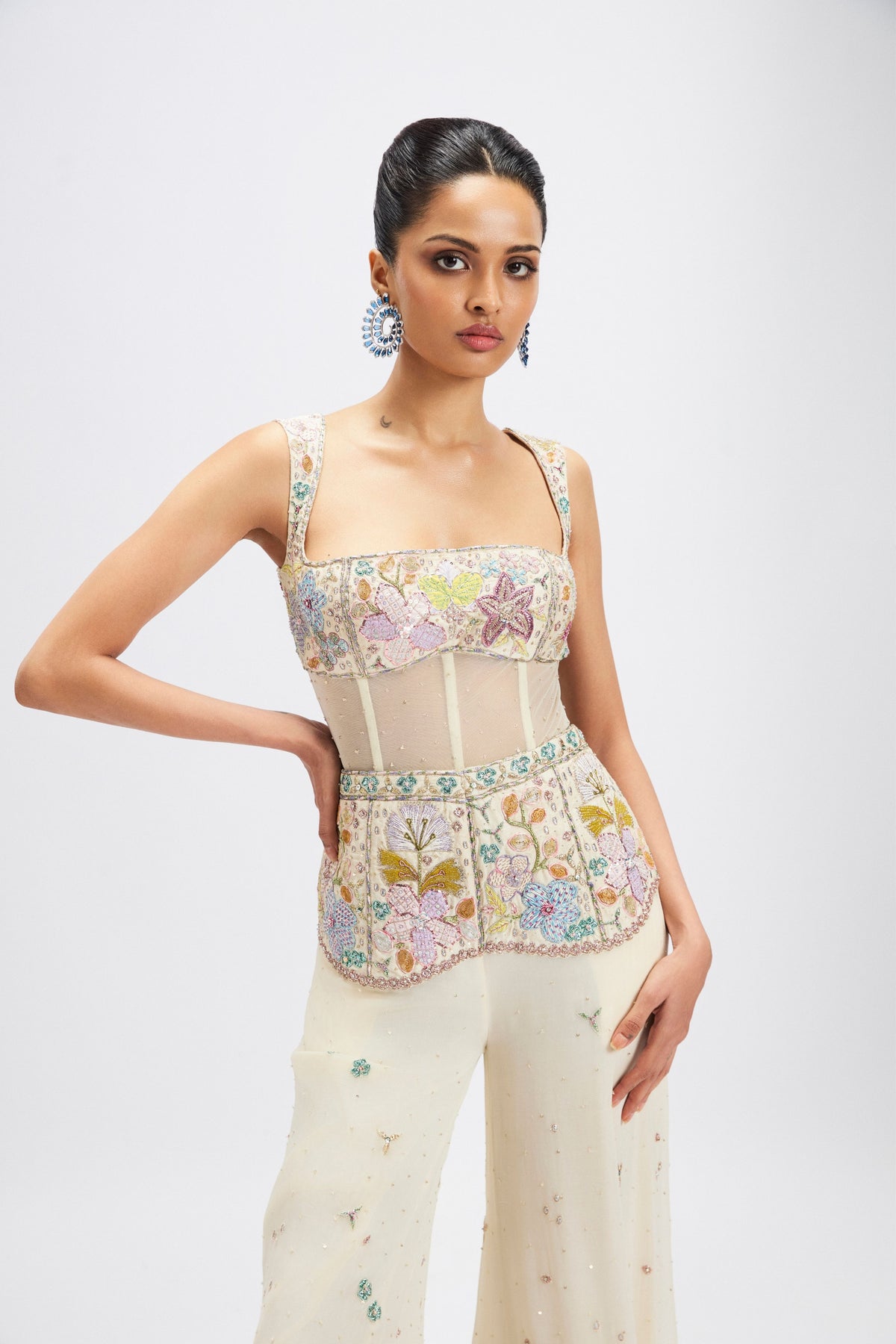 Dorin Ivory Jumpsuit