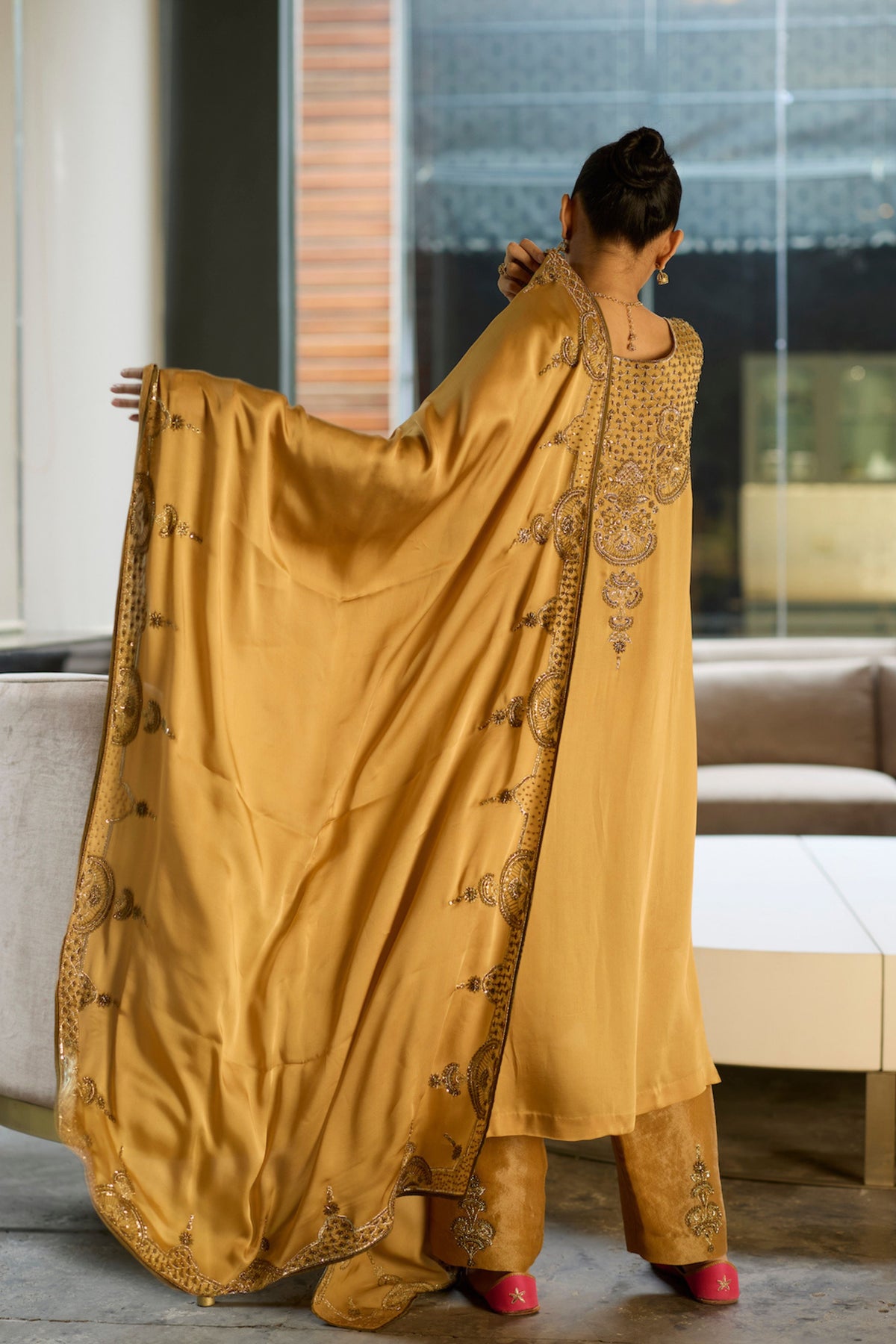 Mustard Prana Kurta Set