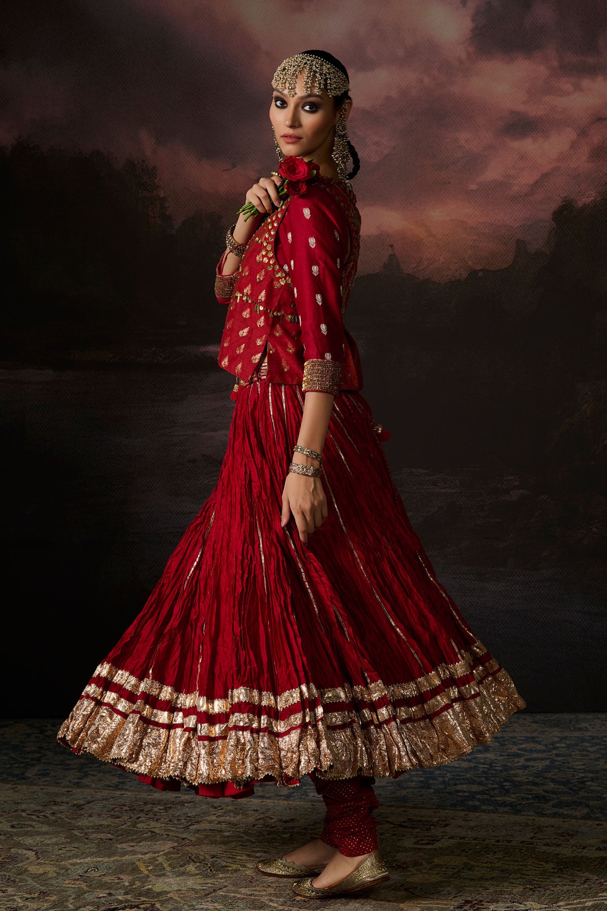 Huda Lehenga Set