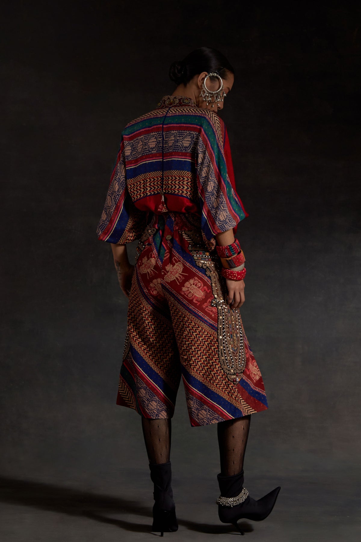 Mandala Shirt With Shorts