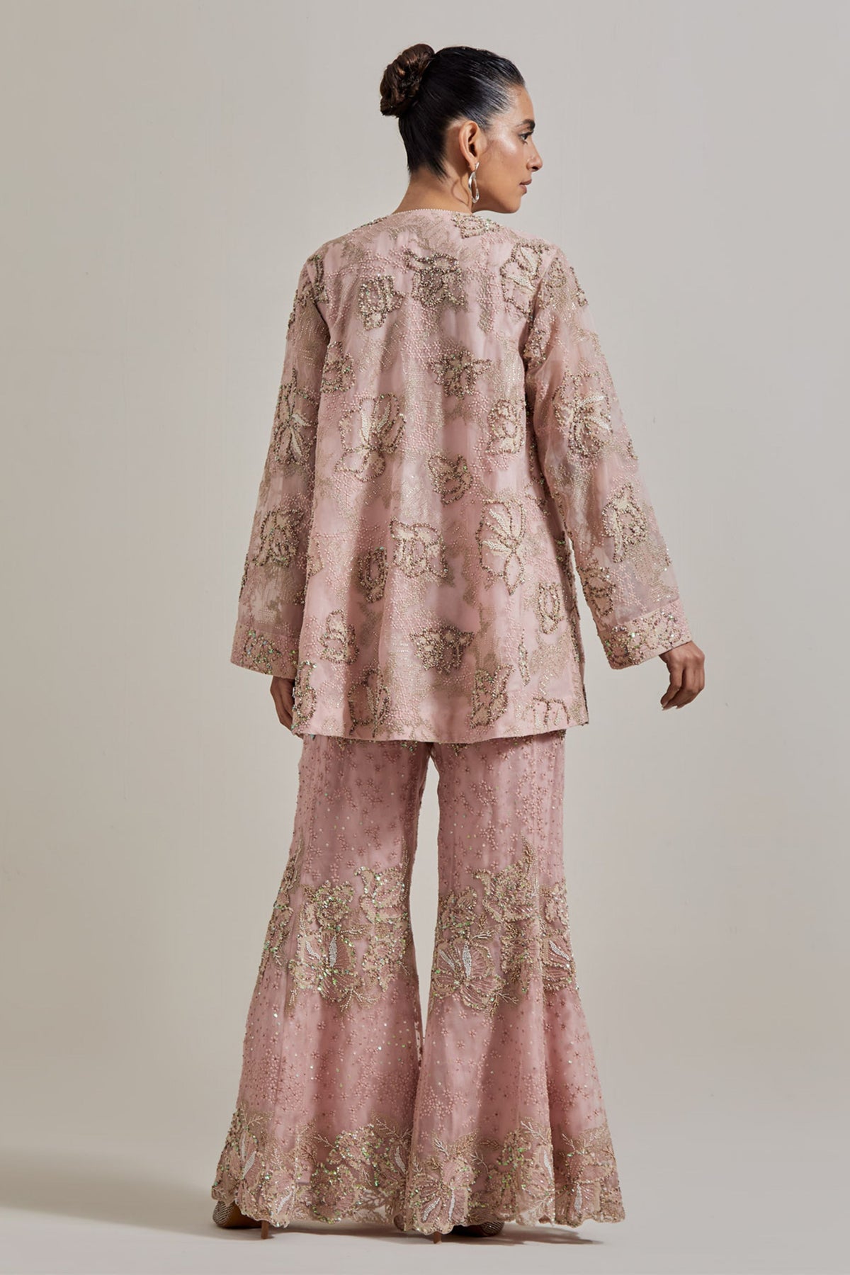 Blush Glimmer Tunic Set