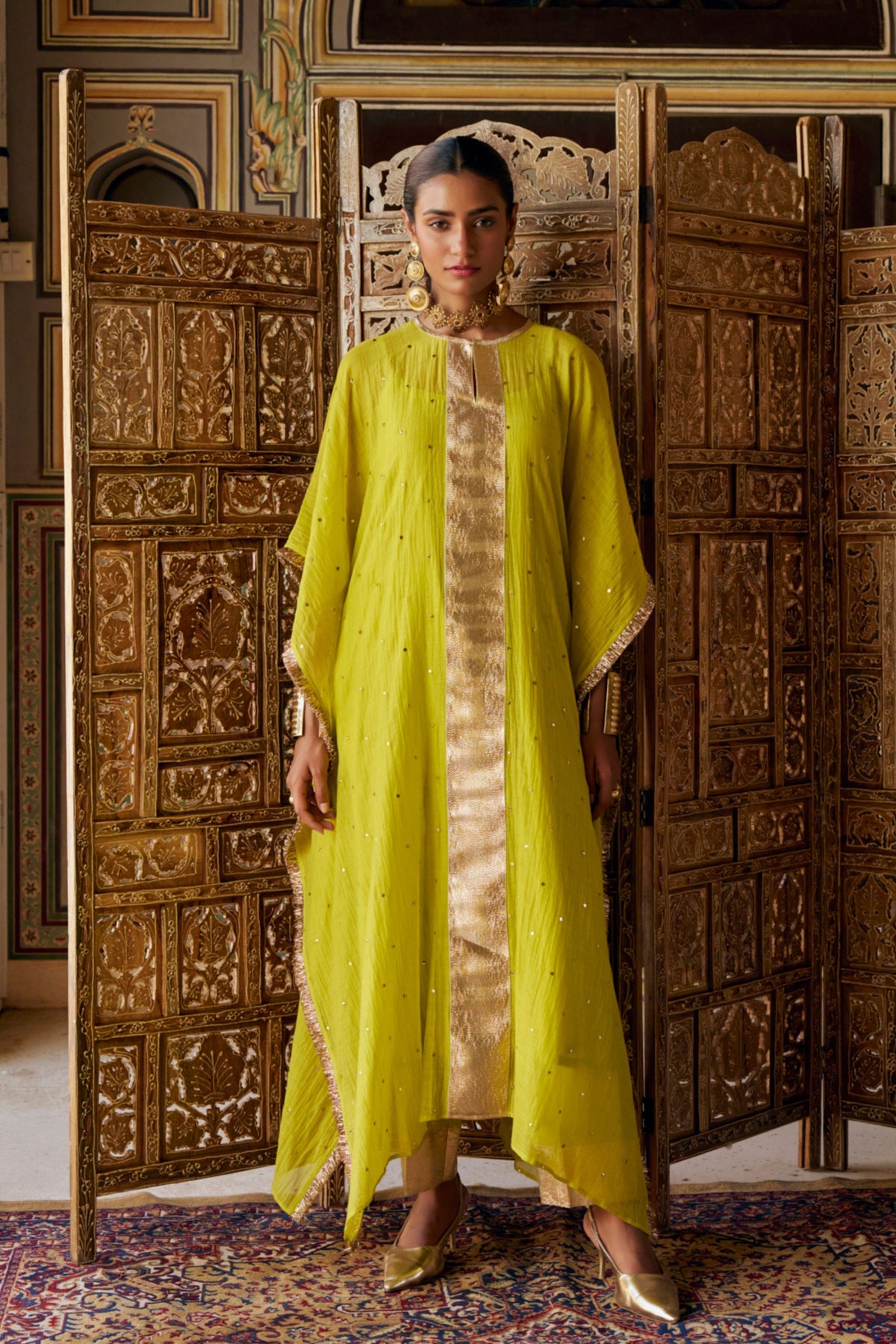 Citron Kaftan Set