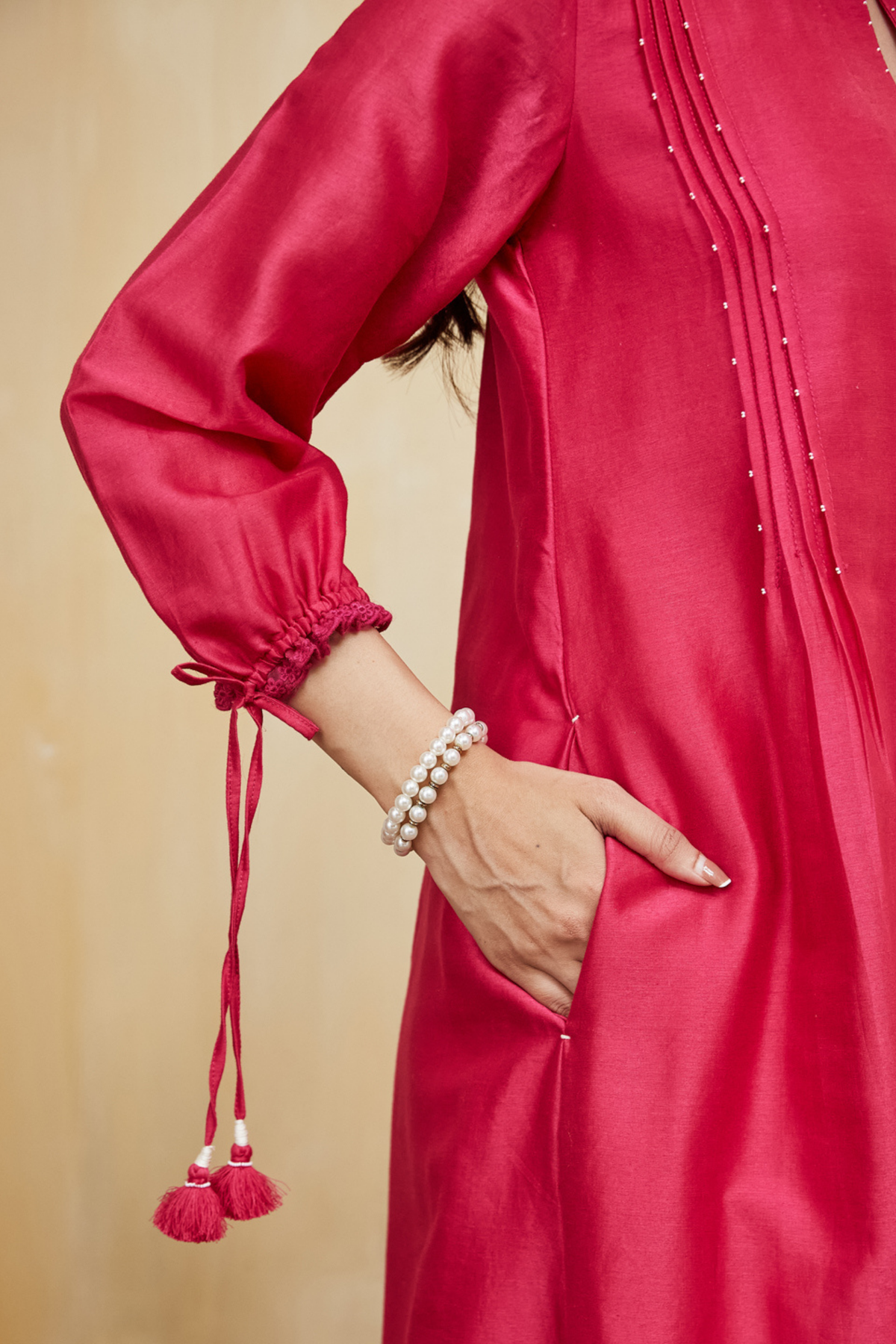 Chanderi Aisha Kurta Set