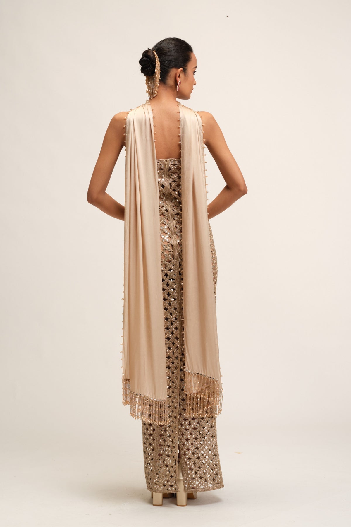 Modern Beige Dress
