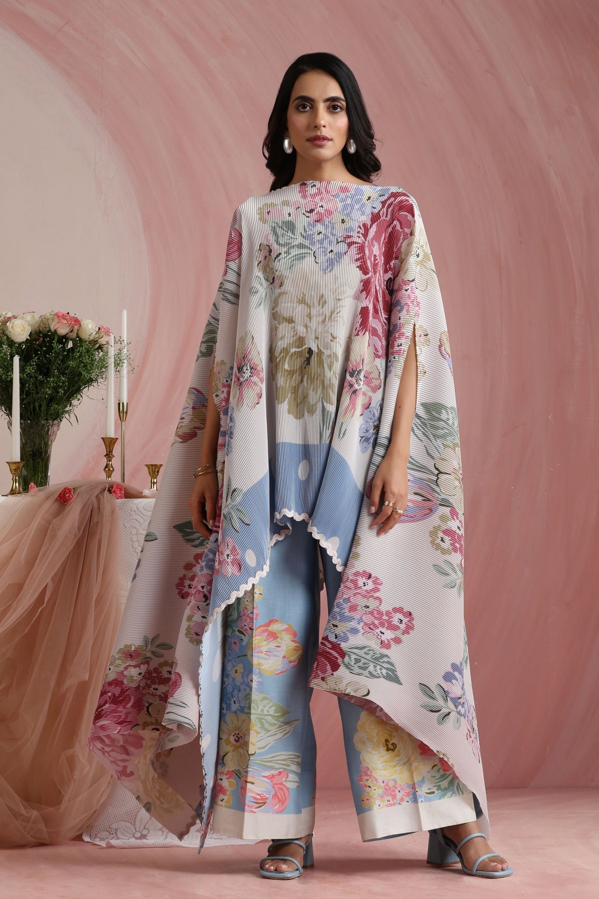 Rose Mahal Cape Set