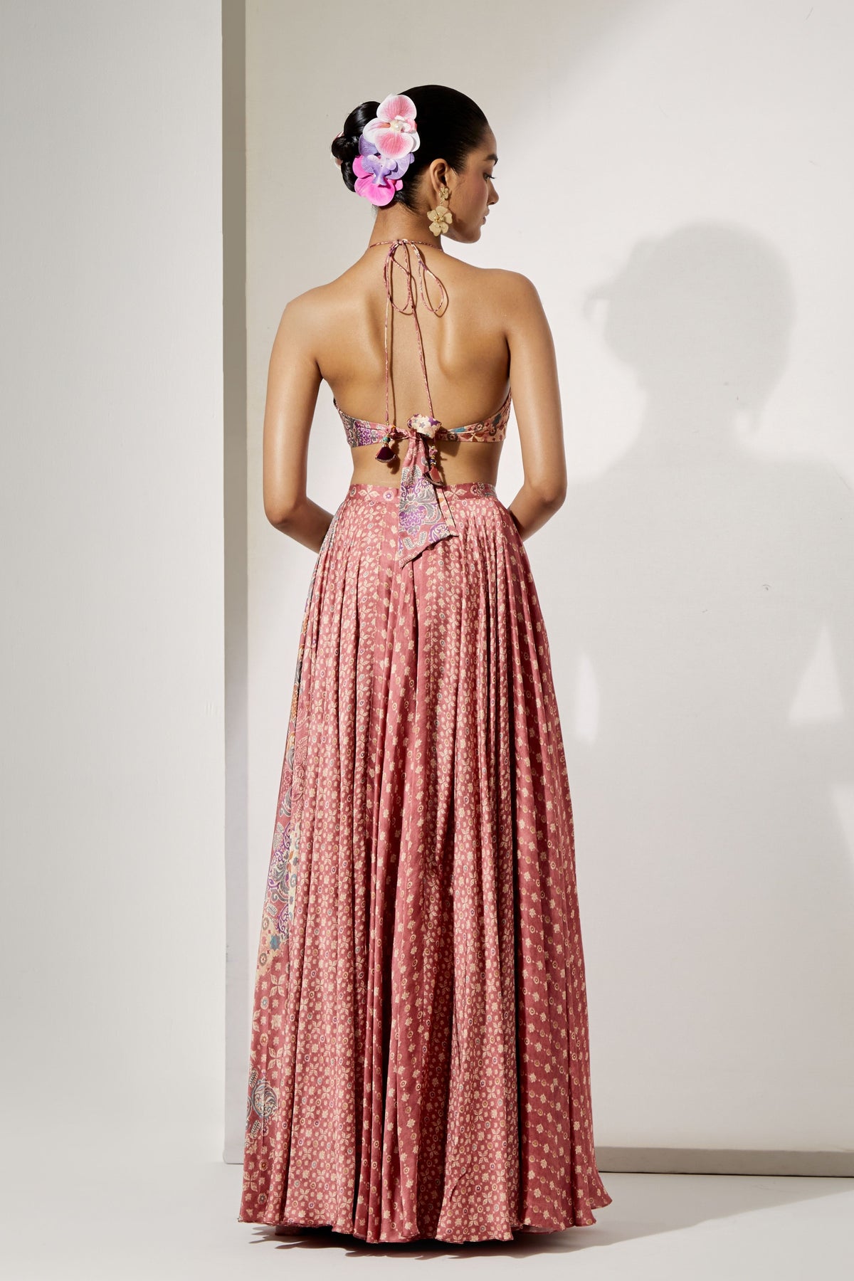 Rosewood Halter Skirt Set