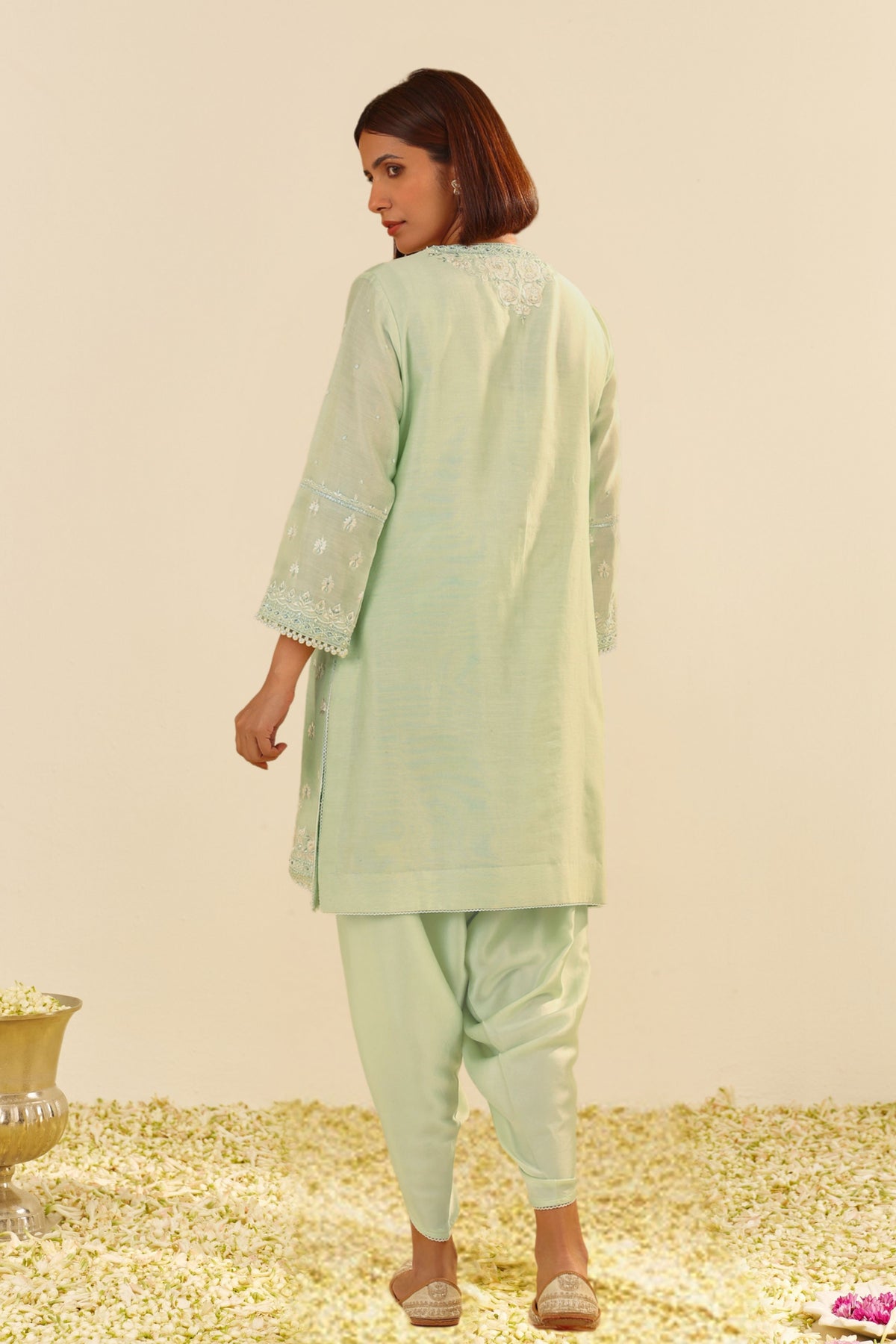 Zahra Mint Green Kurta Set