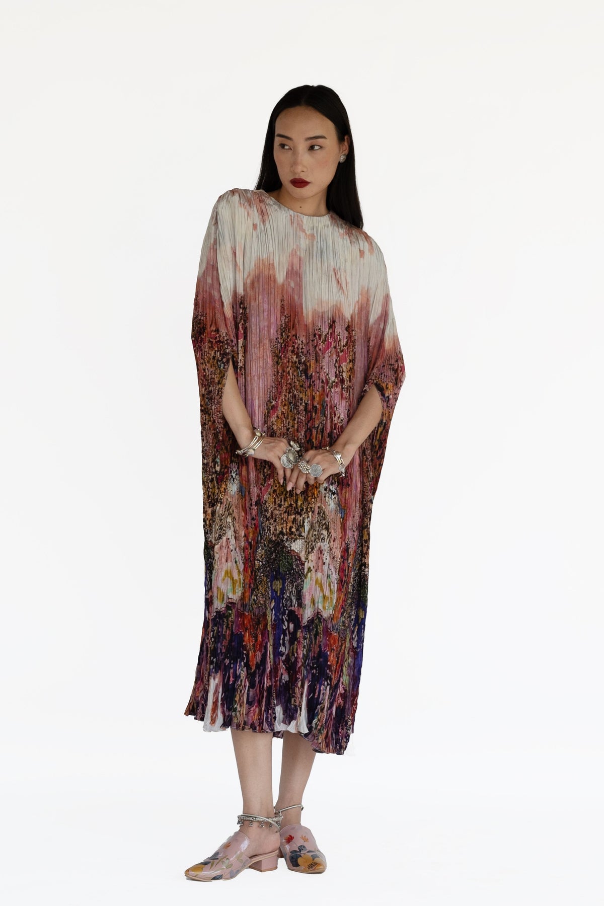 Bloom Rose Pink Kaftan