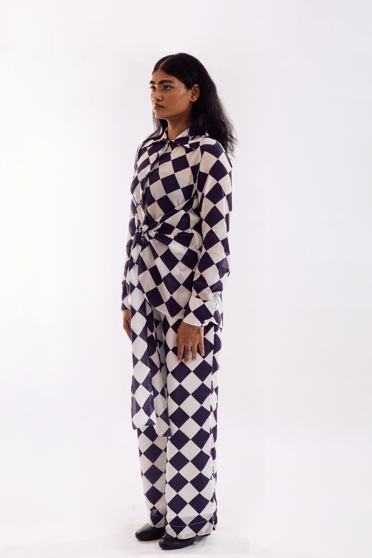 Checks Tie Co-ord Set
