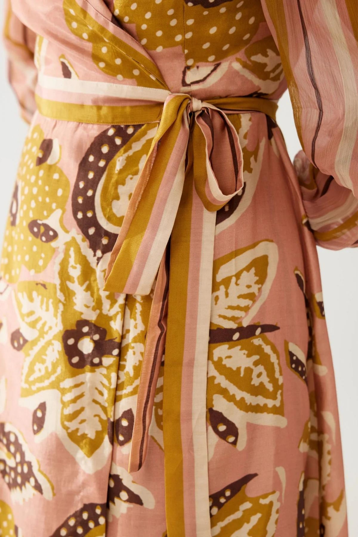Pink And Mustard Top