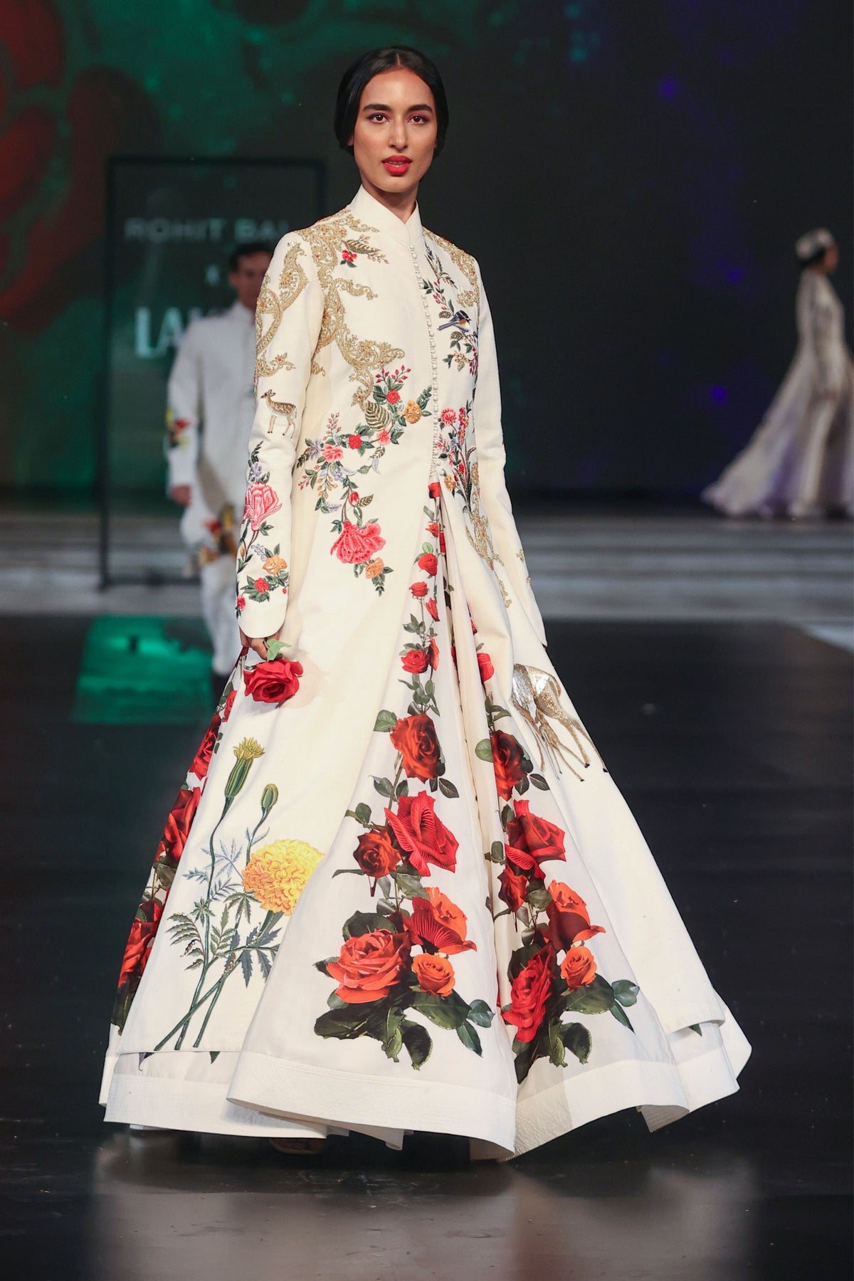 Anarkali With Long Slit Jacket